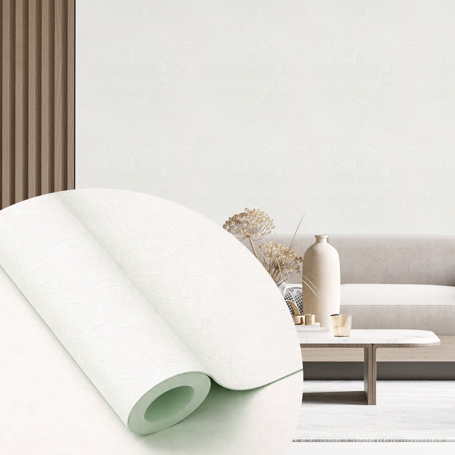 Peel & Stick Stone Textured Wallpaper Roll