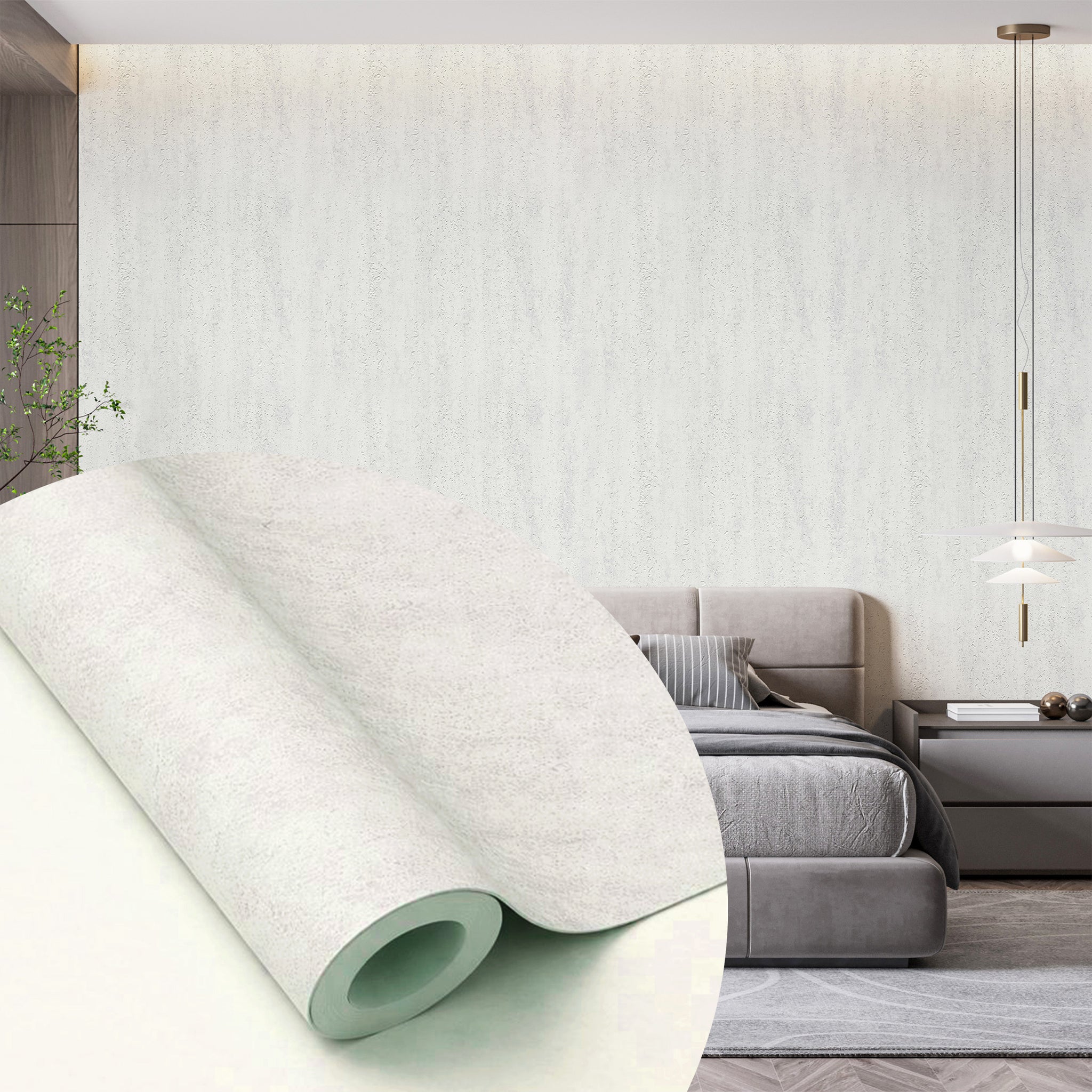 Peel & Stick Stone Textured Wallpaper Roll