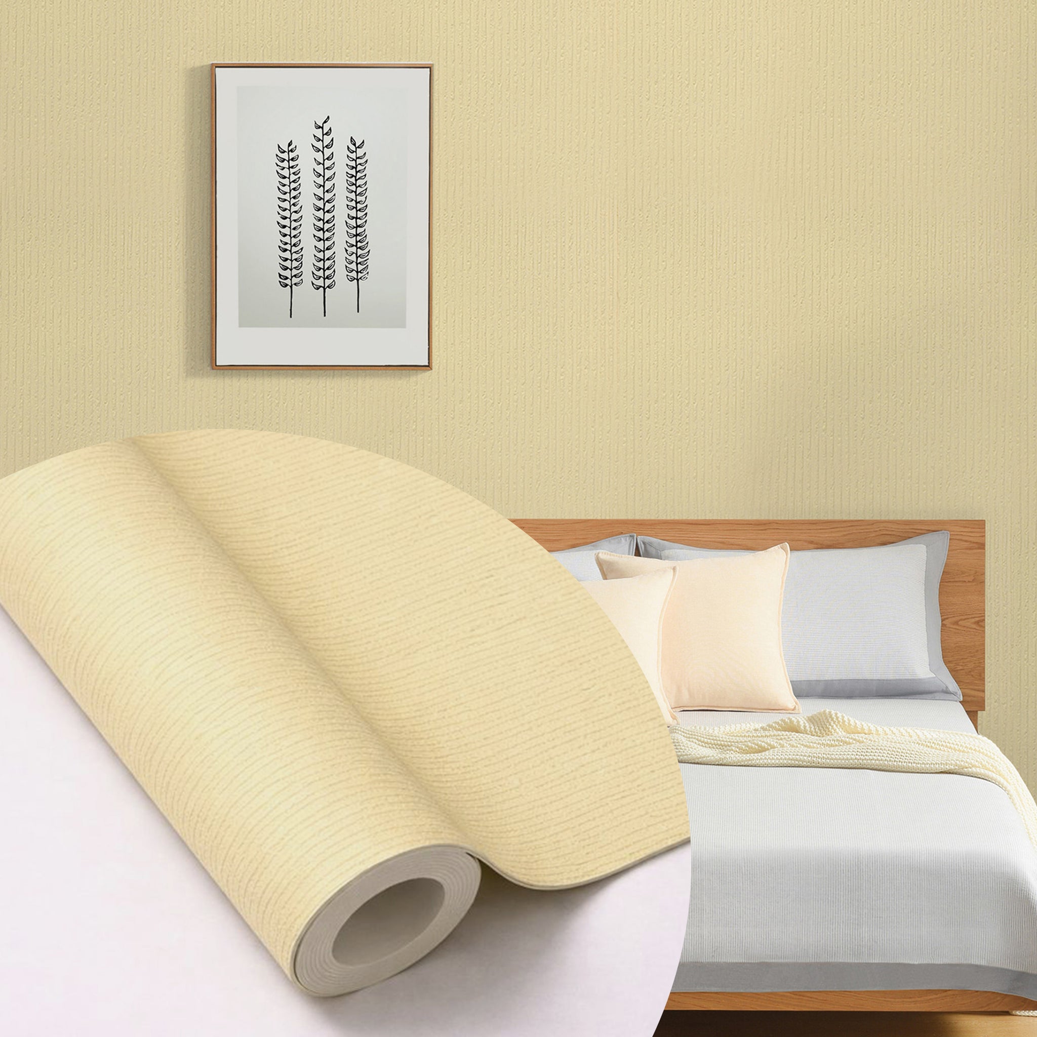 Peel & Stick Stone Textured Wallpaper Roll