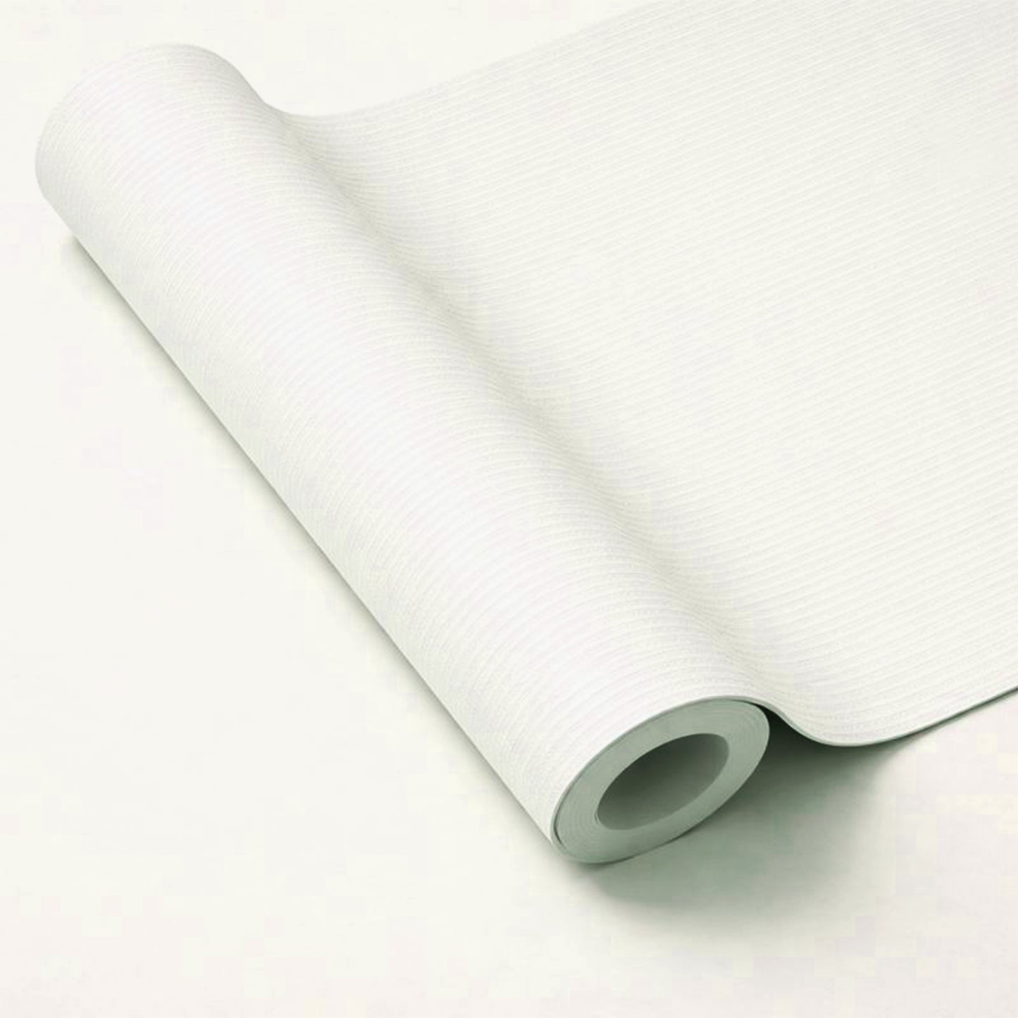 Peel & Stick Stone Textured Wallpaper Roll - Soft Stone Finish, Foam Decorative Wall Finishing - White