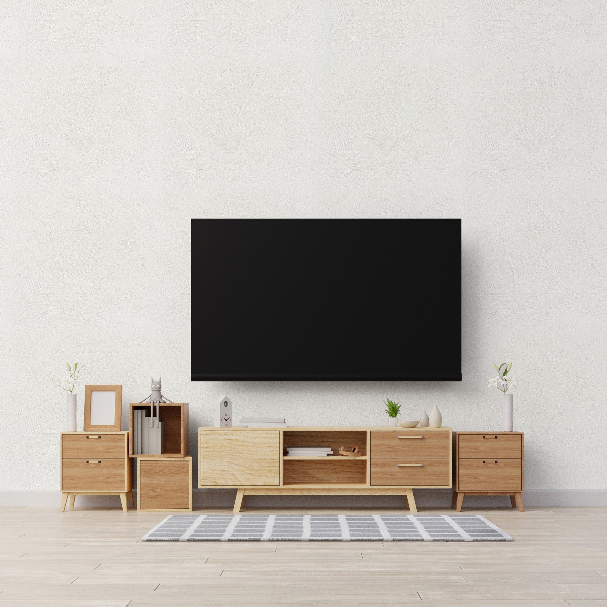 Peel & Stick Stone Textured Wallpaper Roll - Soft Stone Finish, Foam Decorative Wall Finishing - Ivory