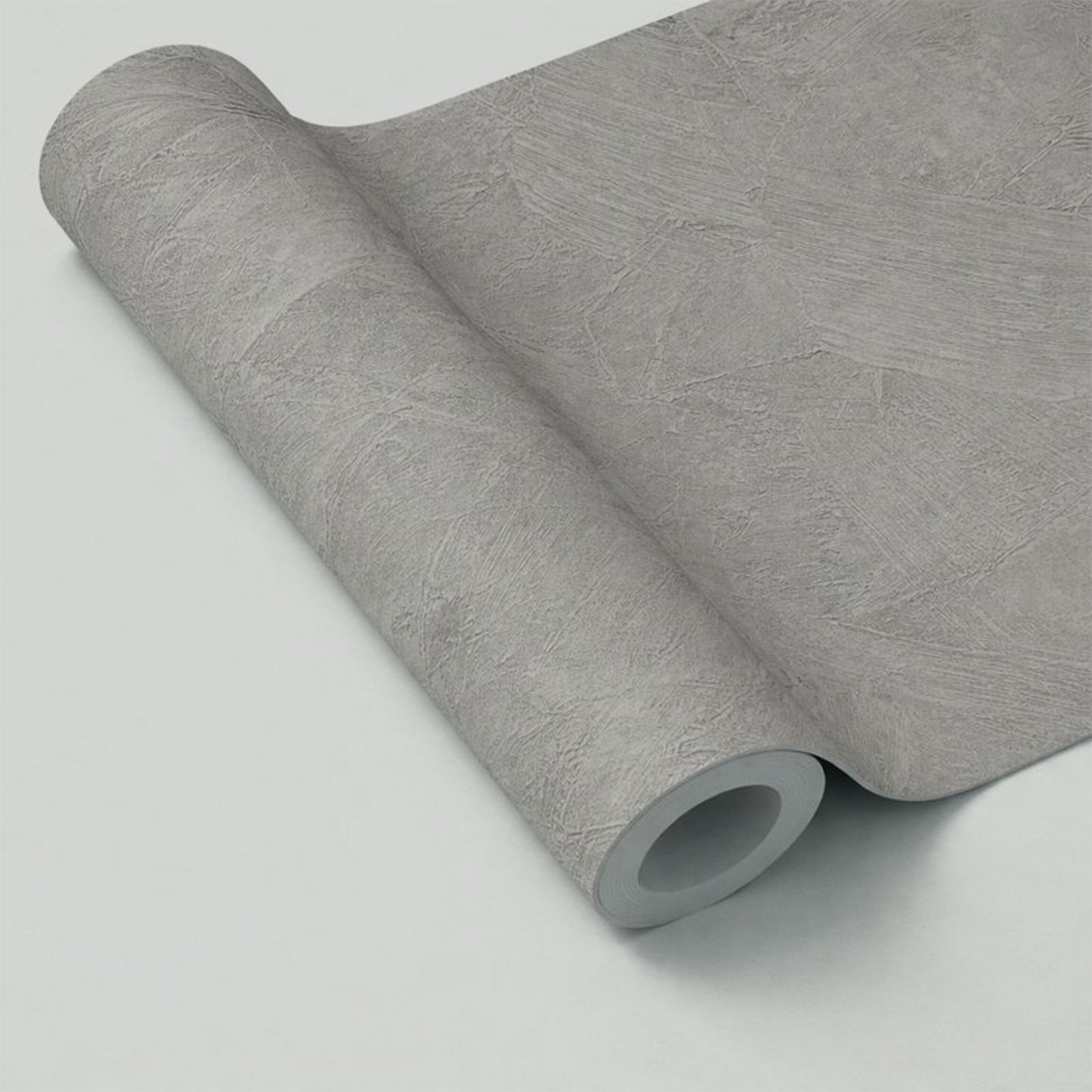 Peel & Stick Stone Textured Wallpaper Roll - Soft Stone Finish, Foam Decorative Wall Finishing - Charcoal Grey