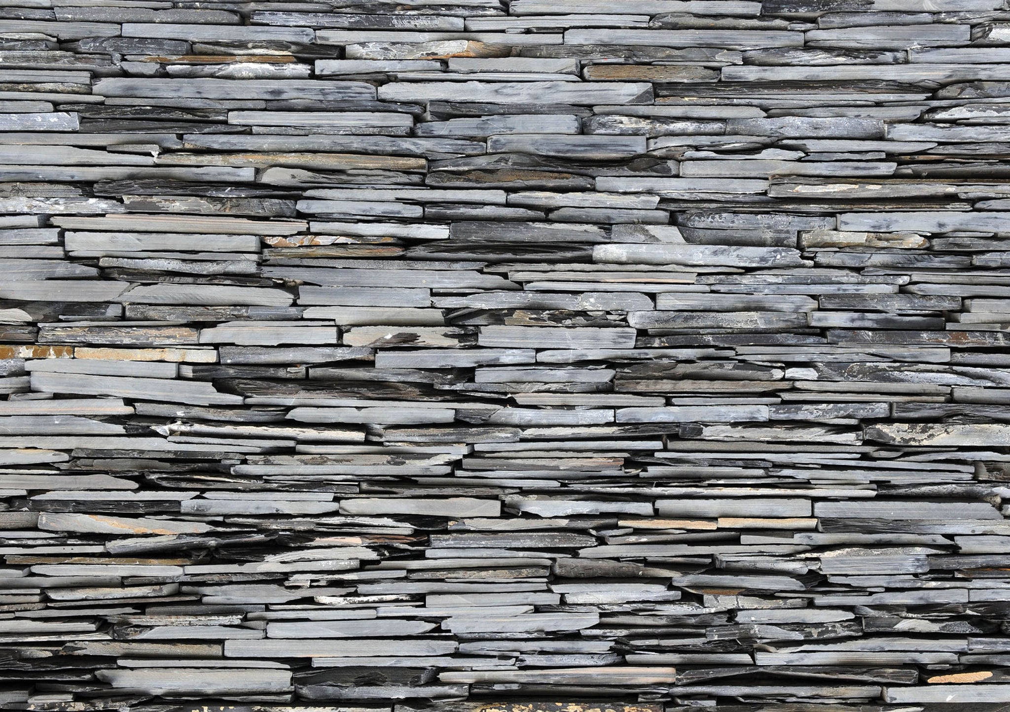 Stone Brick  Grey Wall Mural 142 in x 106 in