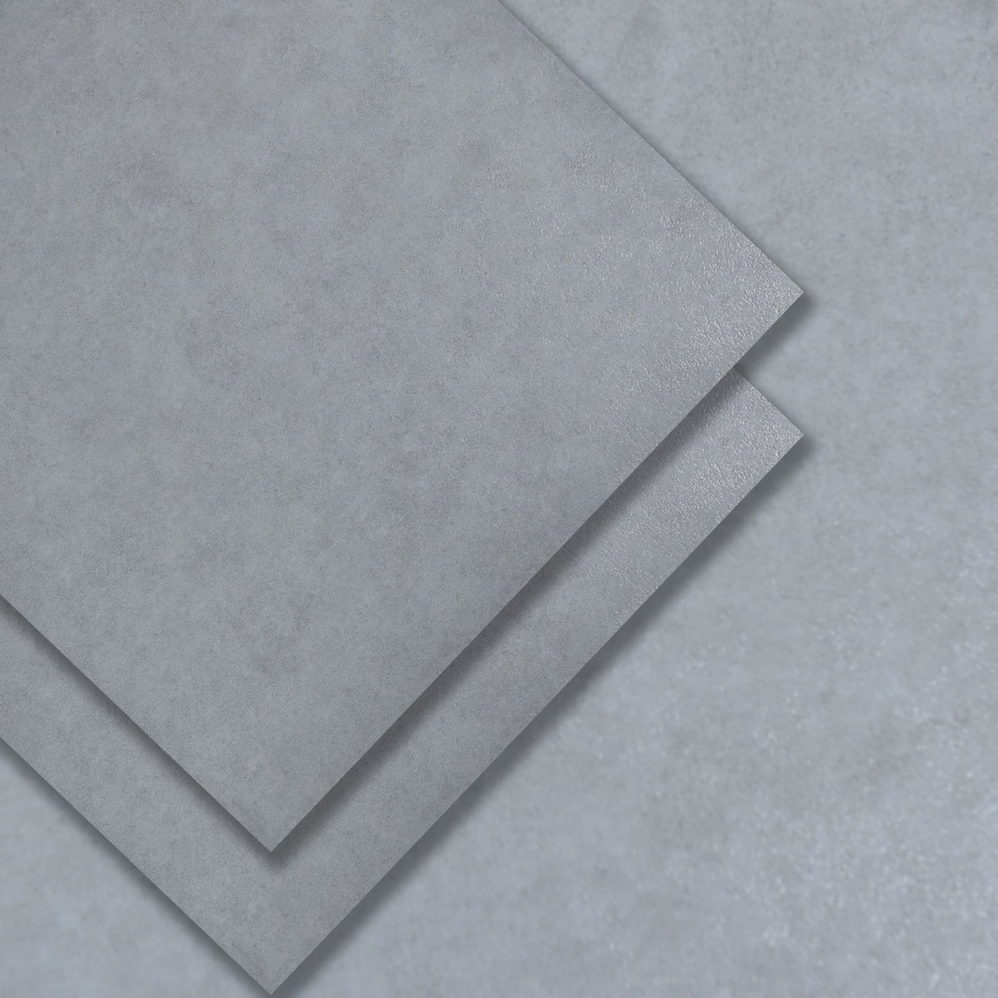 Luxury Vinyl Tile Flooring - DIY Floor Planks Peel and Stick Waterproof - Self Adhesive Floor Tiles - 24 in X 24 in, Ash Grey