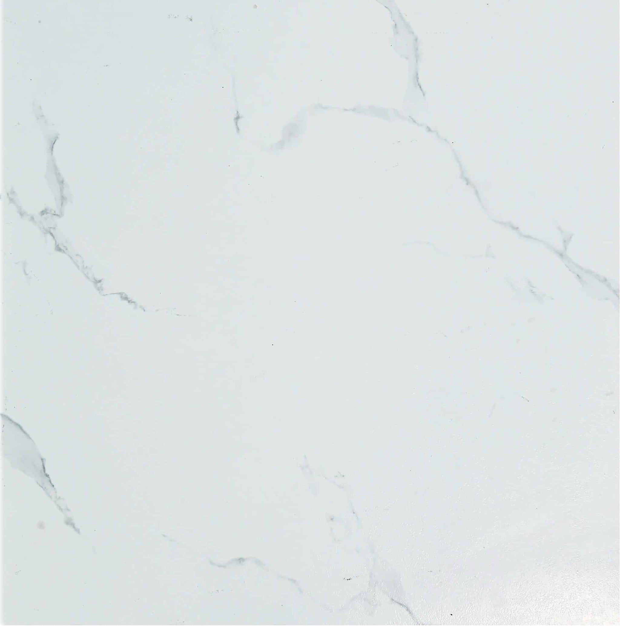 Luxury Vinyl Tile Flooring - DIY Floor Planks Peel and Stick Waterproof - Self Adhesive Floor Tiles - 24 in X 24 in, White