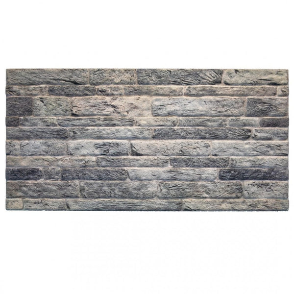 Outlet Light Grey Brick Look Wall Paneling, Styrofoam Facing, Single Panel, Covers 5.4 sq ft