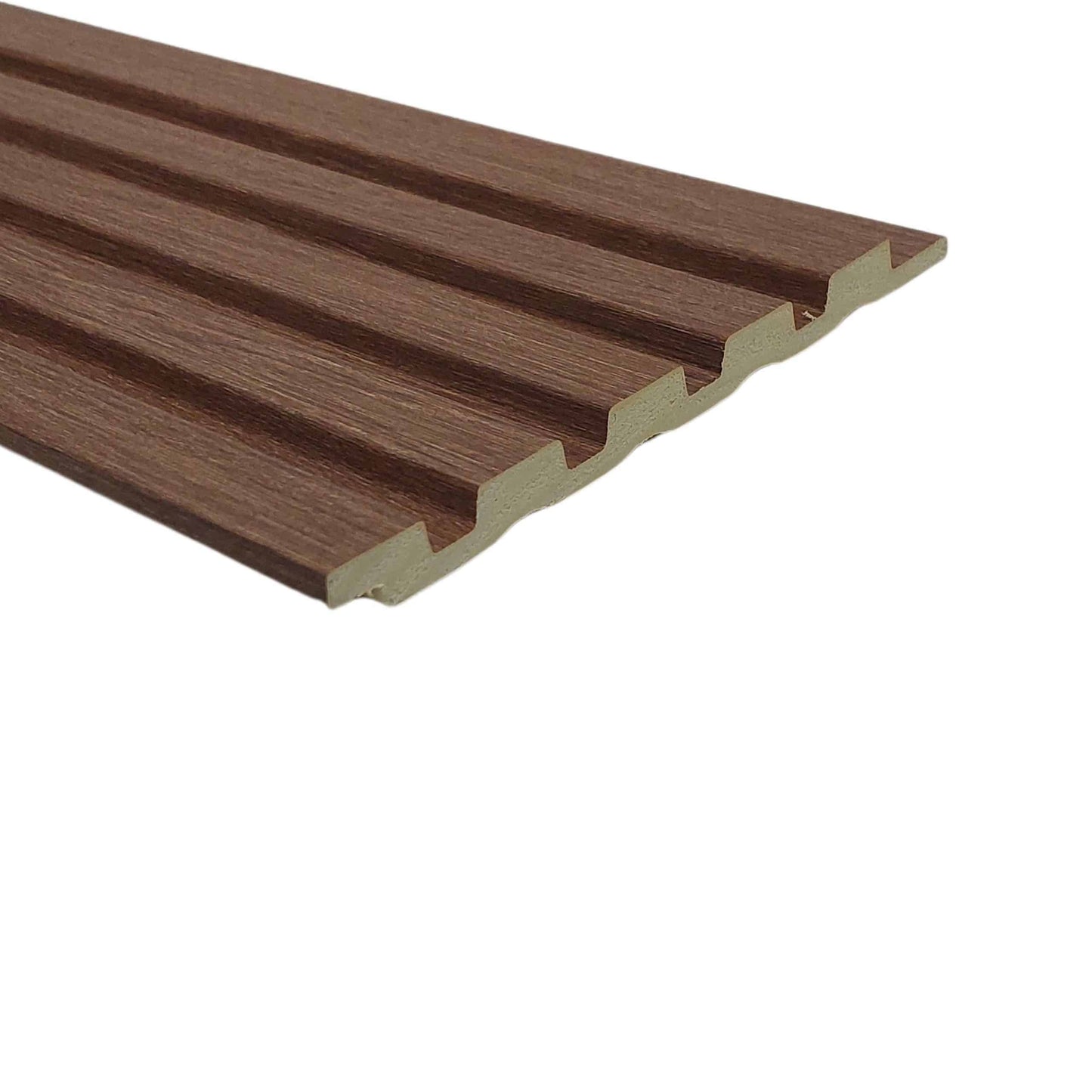 Fluted panels Wood in Brown|Beige