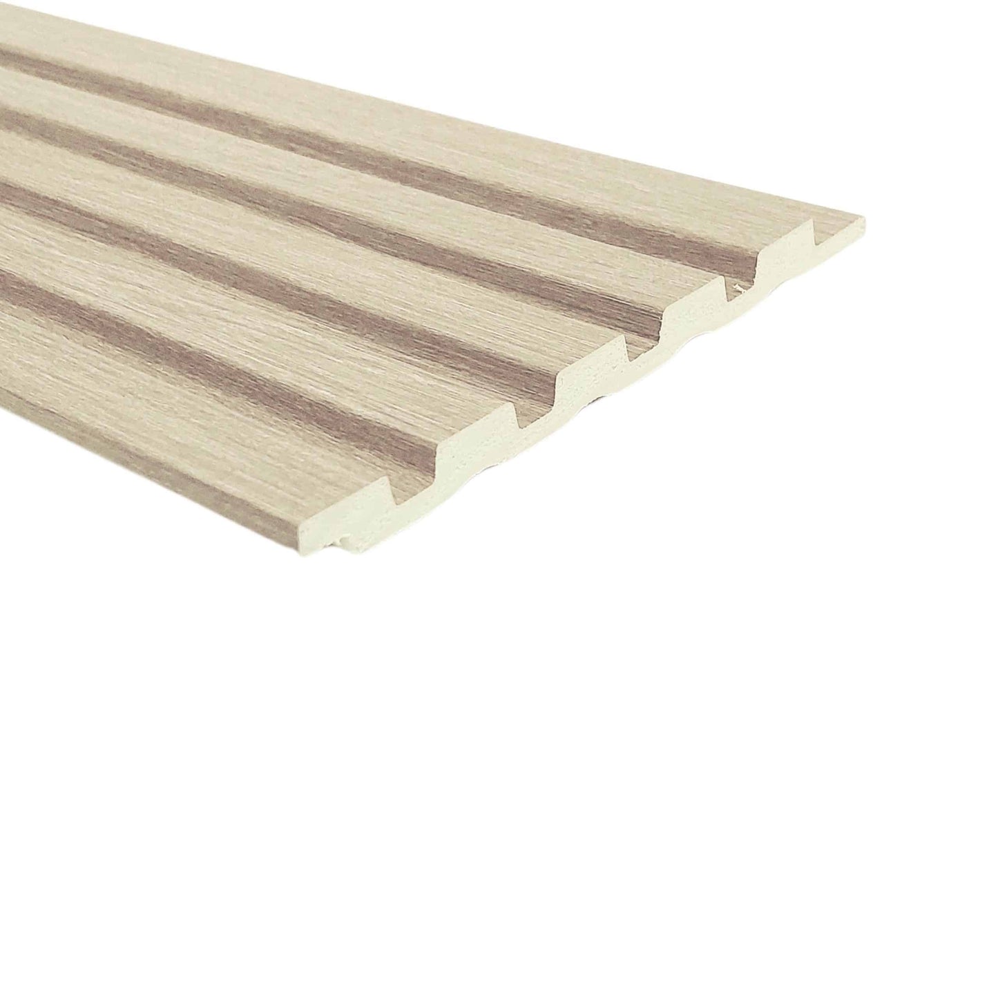 Fluted panels Wood in Off White|Tan