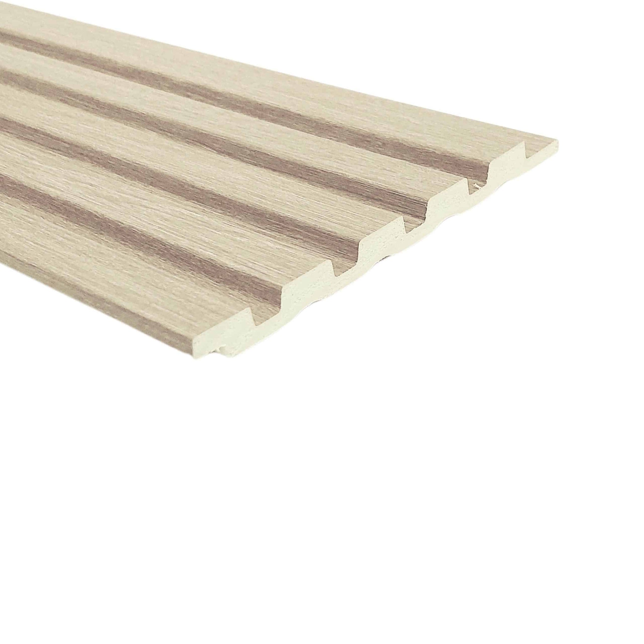 Fluted panels Wood in Off White|Tan
