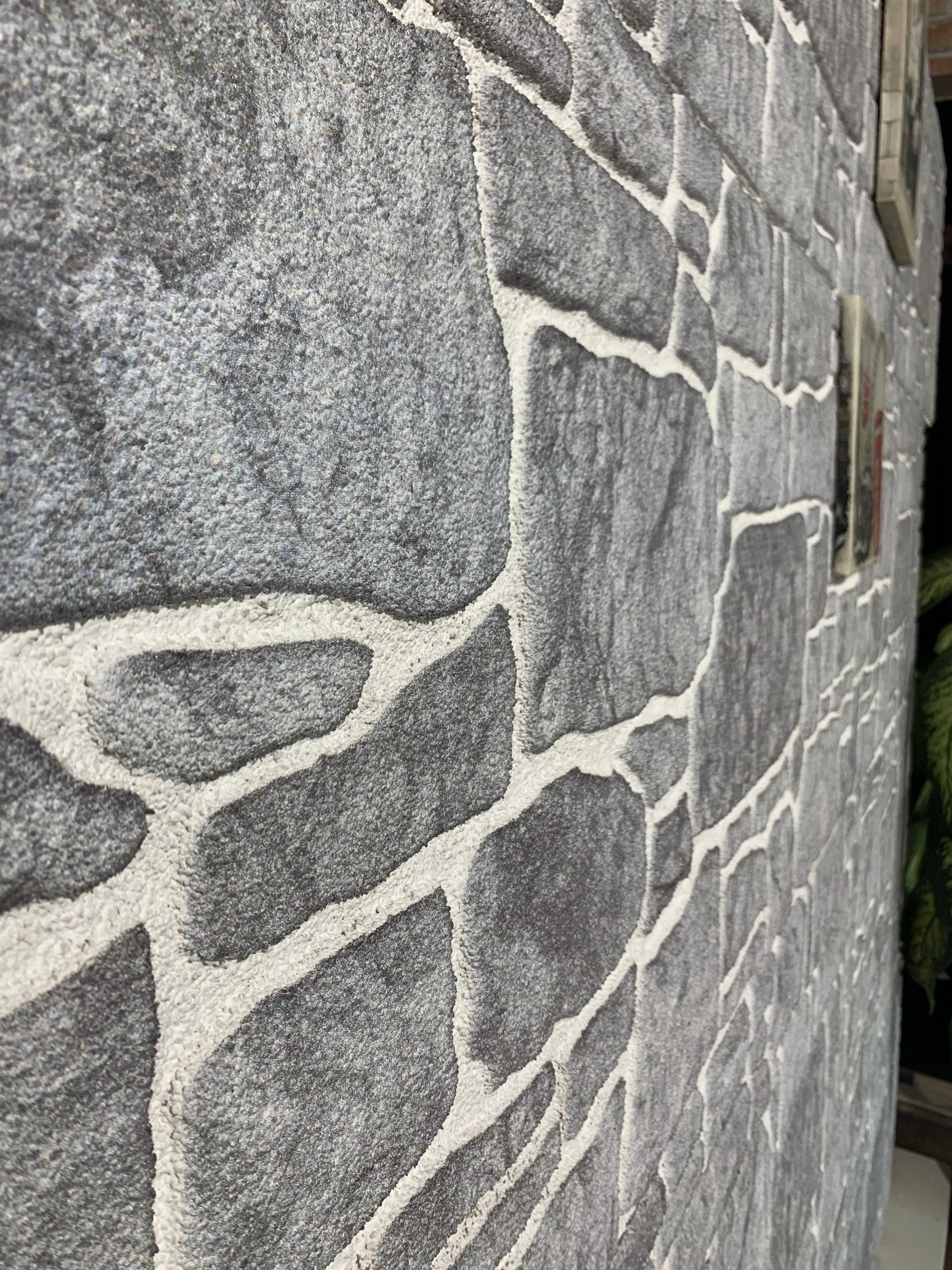 Outlet Blue Grey Stone Look Wall Paneling, Styrofoam Facing, Single Panel, Covers 5.4 sq ft