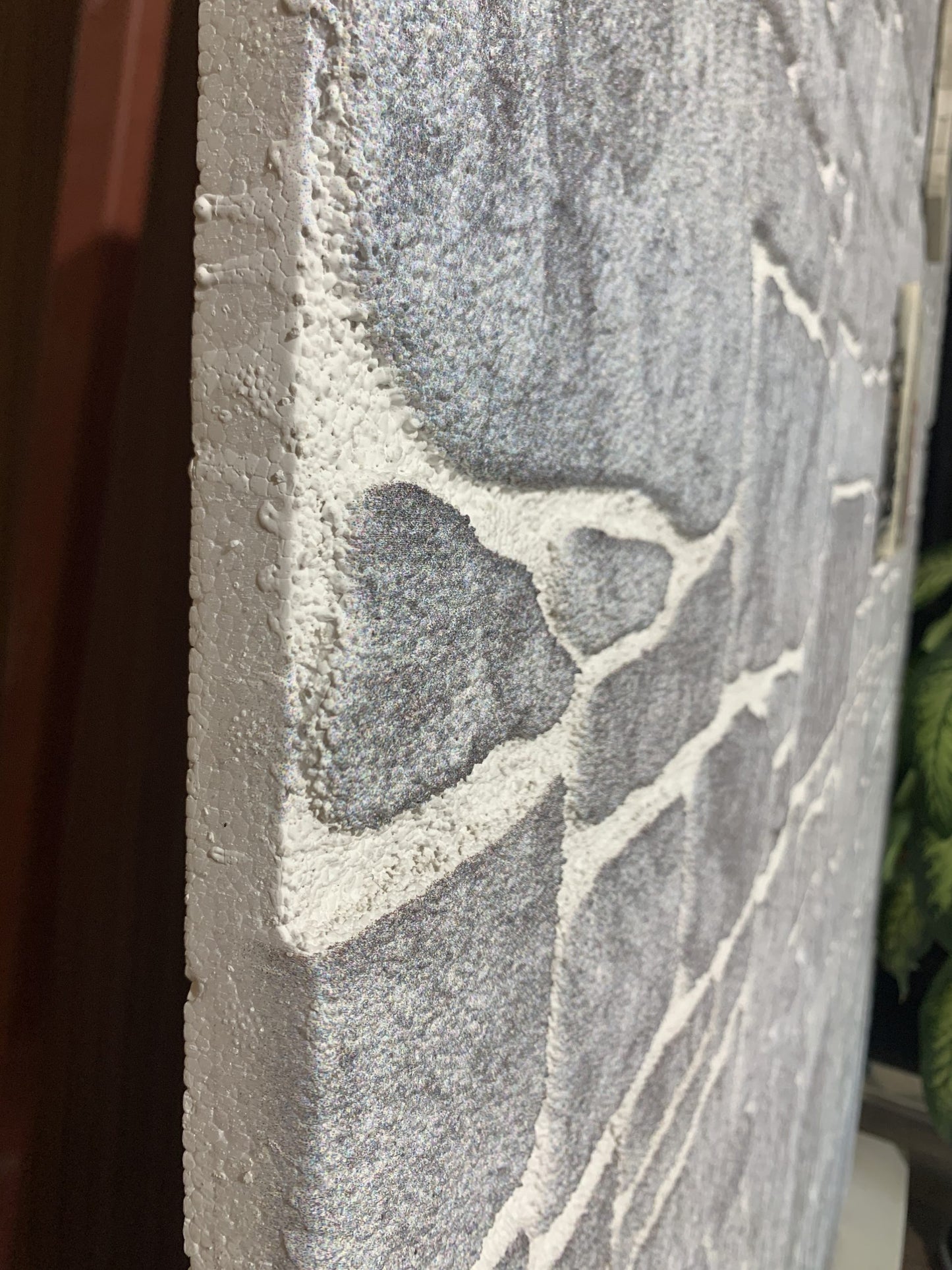 Dundee Deco 3D Wall Panels - Cladding, Blue Grey Stone Look Wall Paneling, Styrofoam Facing for Interior and Exterior Applications, DIY, Set of 10, Covers 54 sq ft