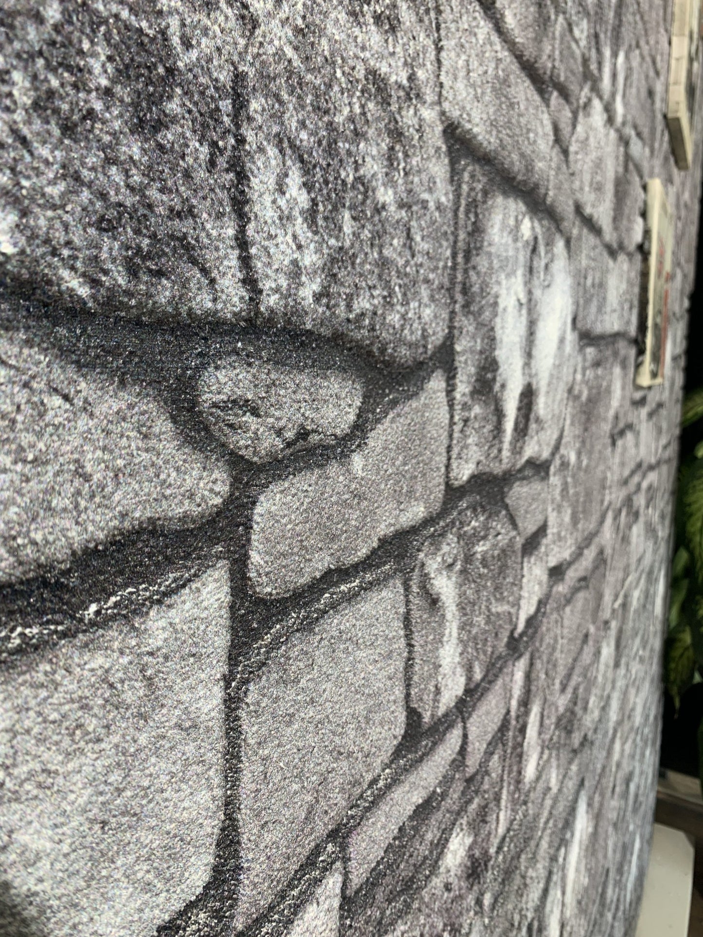 Dundee Deco 3D Wall Panels - Cladding, Charcoal Grey Stone Look Wall Paneling, Styrofoam Facing for Interior and Exterior Applications, DIY, Set of 10, Covers 54 sq ft