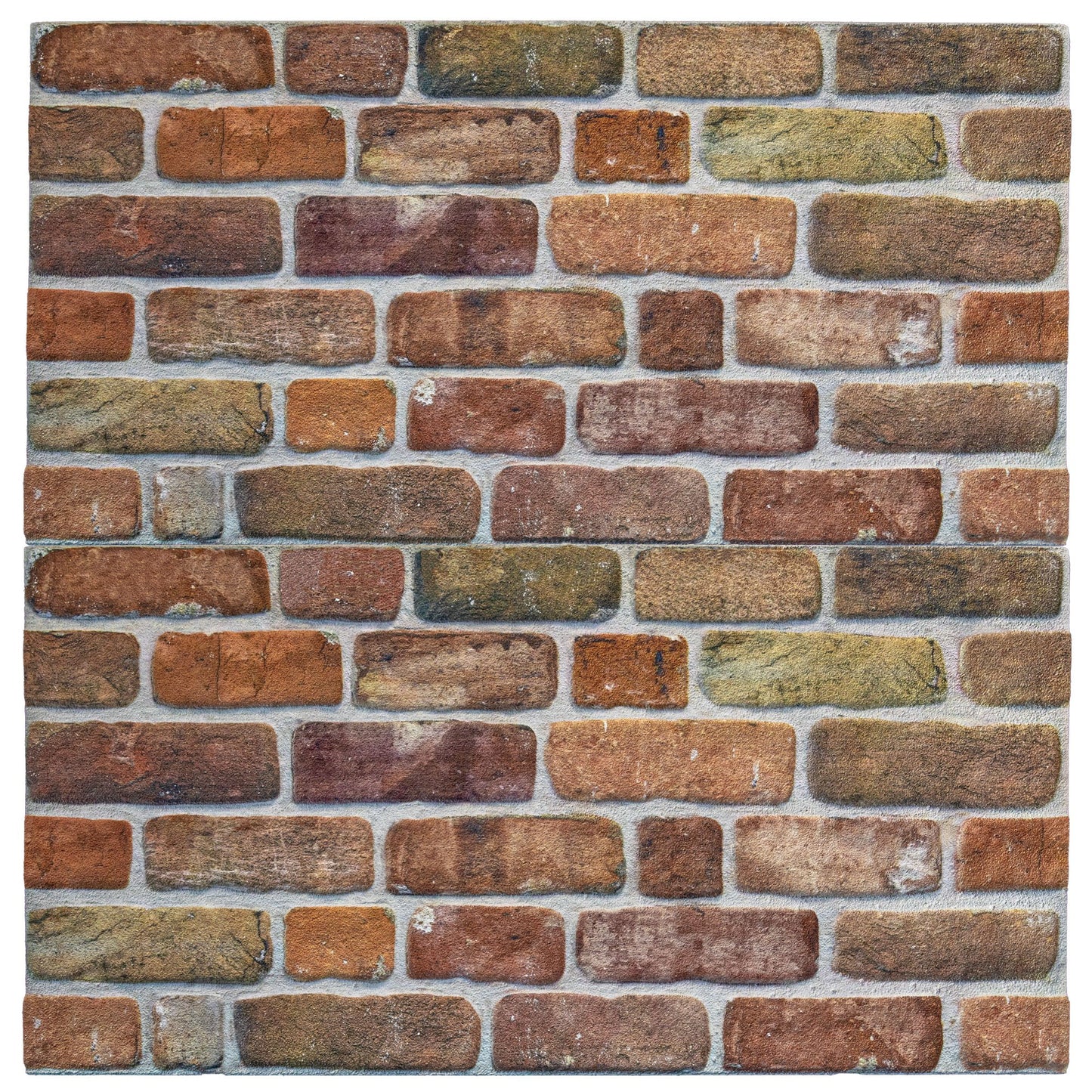 3D Wall Panels Brick Effect - Cladding, Brown Beige Stone Look Wall Paneling, Styrofoam Facing for Living room, Kitchen, Bathroom, Balcony, Bedroom, Set of 10, Covers 53 sq ft