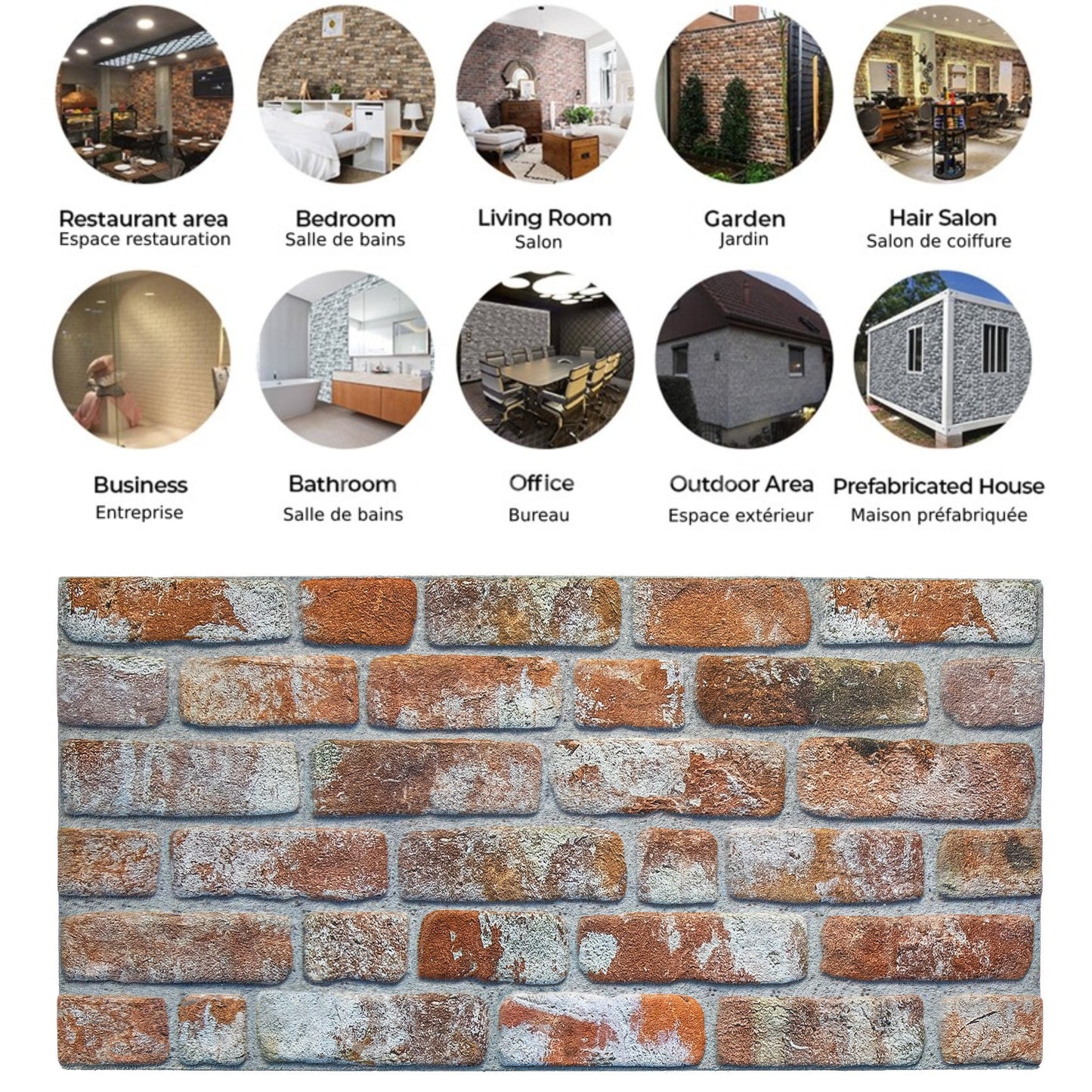 Styrofoam decorative 3D wall panel