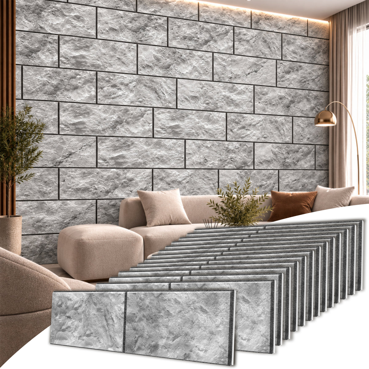 Styrofoam 3D Wall Panel