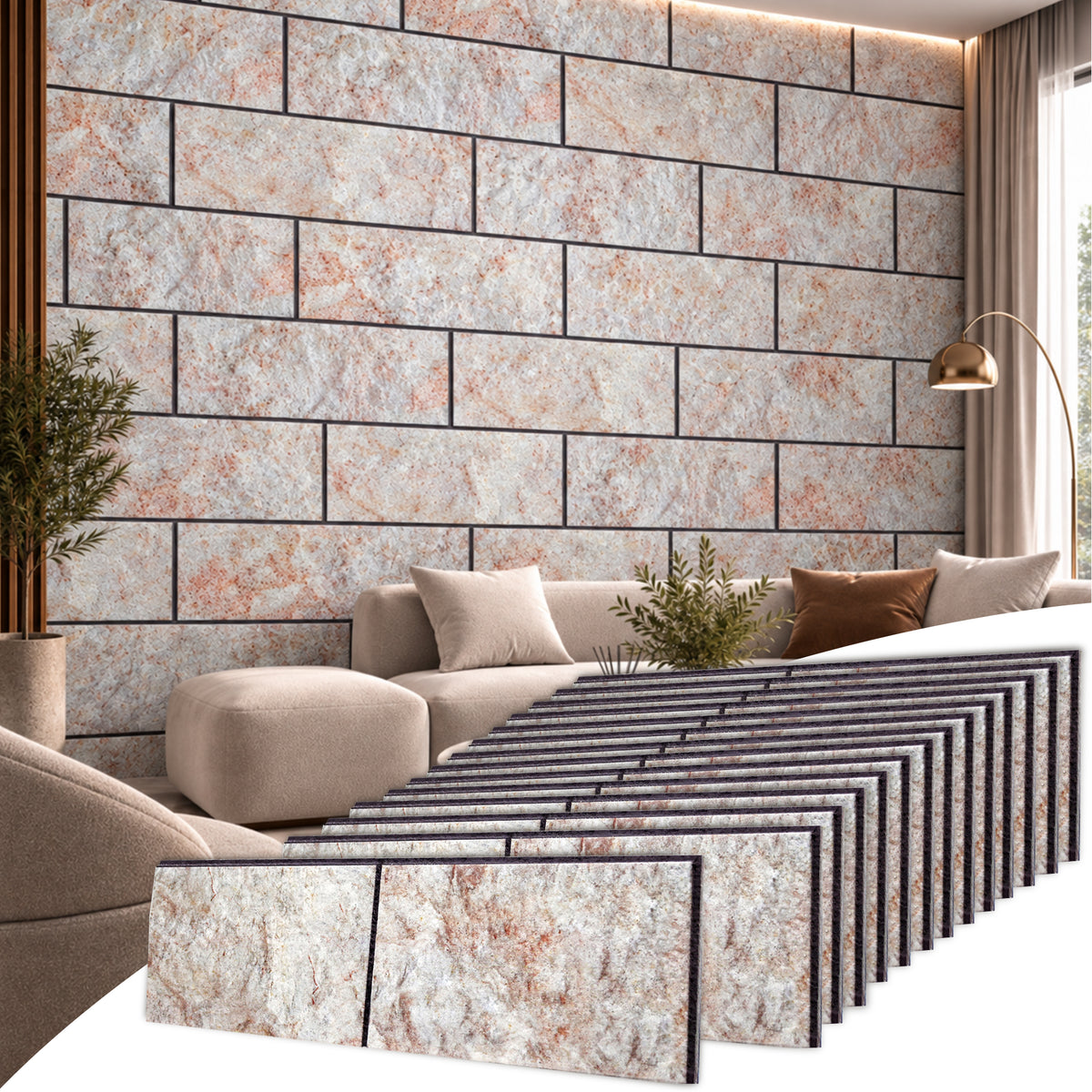 Styrofoam 3D Wall Panel