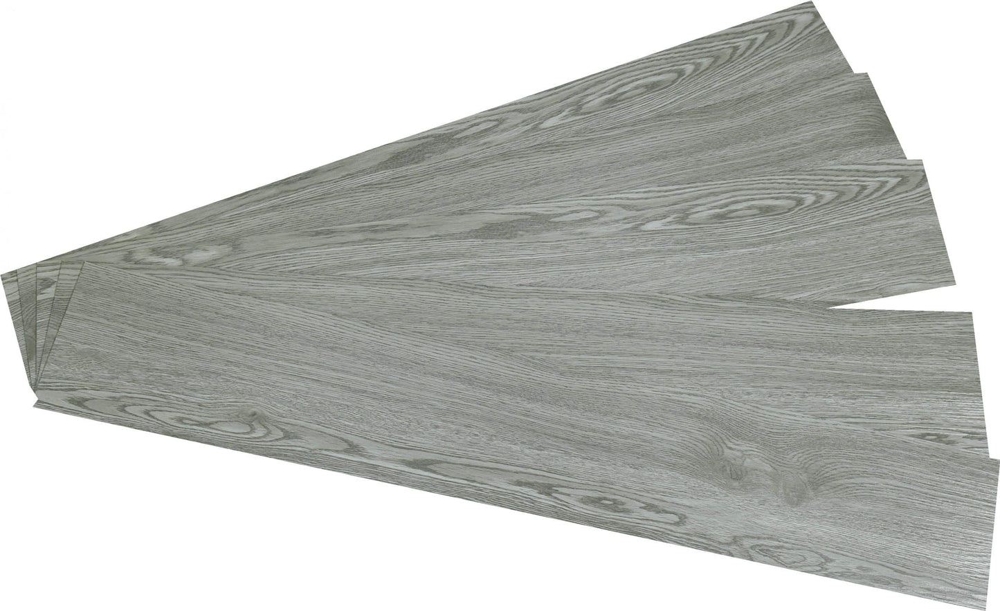 Luxury Vinyl Plank Flooring - DIY Floor Tiles Peel and Stick Waterproof - Self Adhesive Floor Planks - 36 in X 6 in, Grey