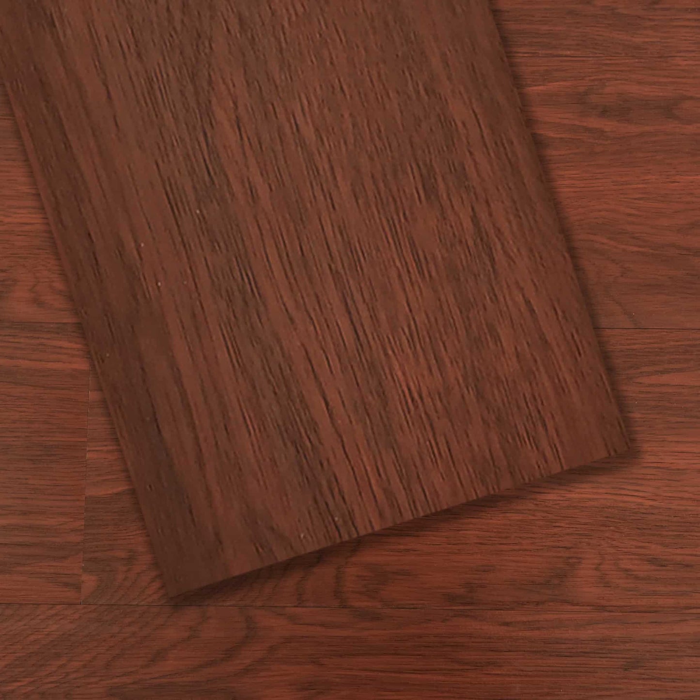 Luxury Vinyl Plank Flooring - DIY Floor Tiles Peel and Stick Waterproof - Self Adhesive Floor Planks - 36 in X 6 in, Mahogany