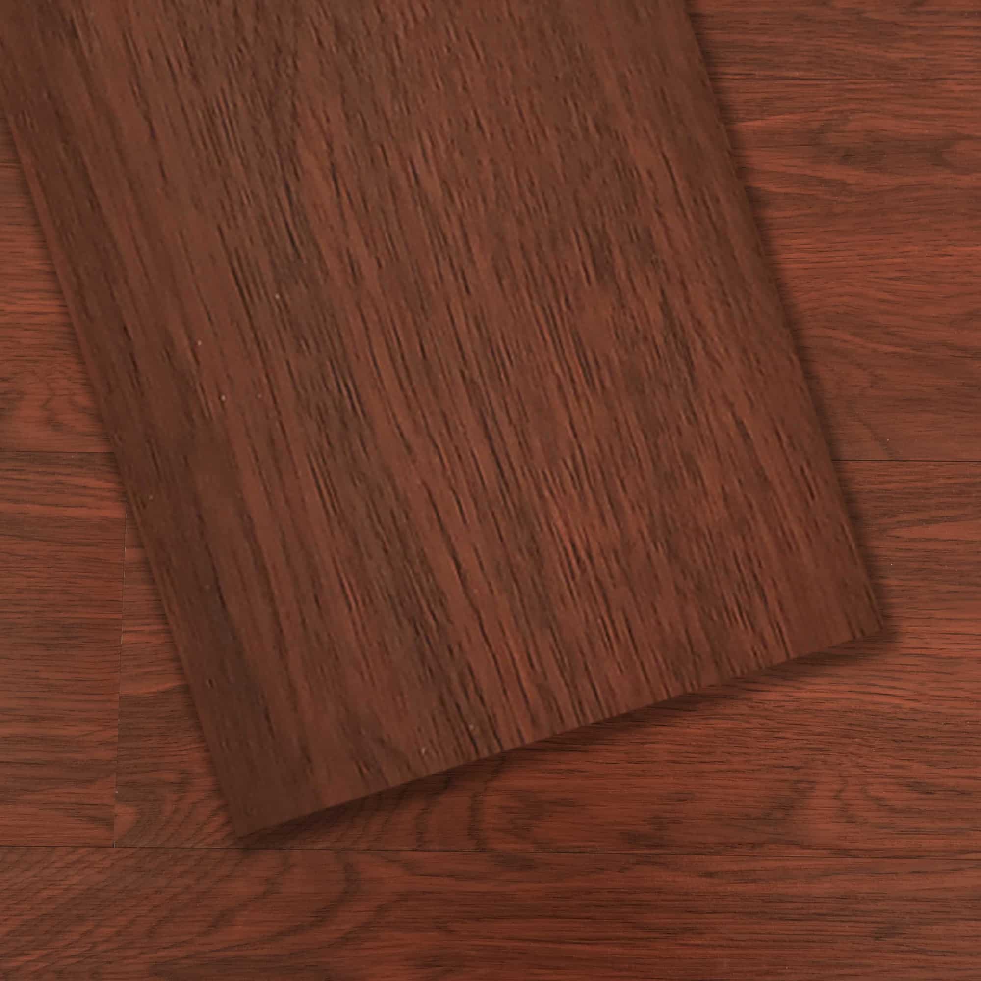 Luxury Vinyl Plank Flooring - DIY Floor Tiles Peel and Stick Waterproof - Self Adhesive Floor Planks - 36 in X 6 in, Mahogany