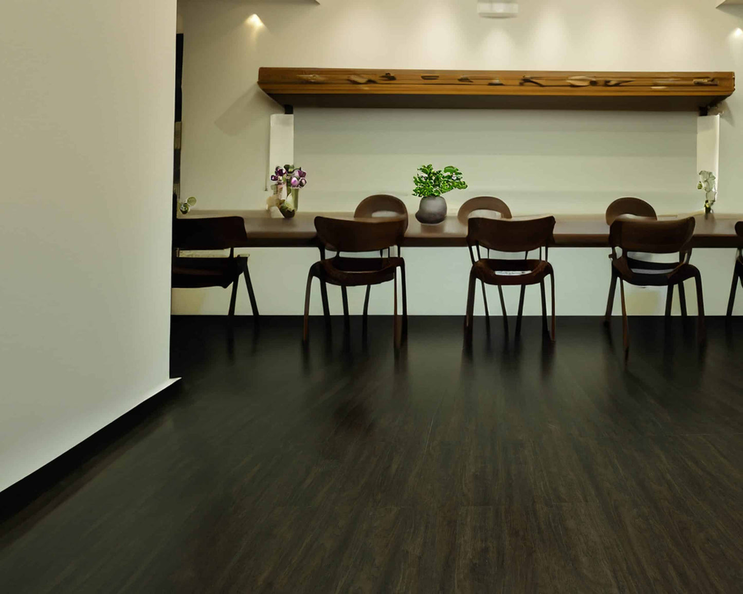 Luxury Vinyl Plank Flooring - DIY Floor Tiles Peel and Stick Waterproof - Self Adhesive Floor Planks - 36 in X 6 in, Taupe