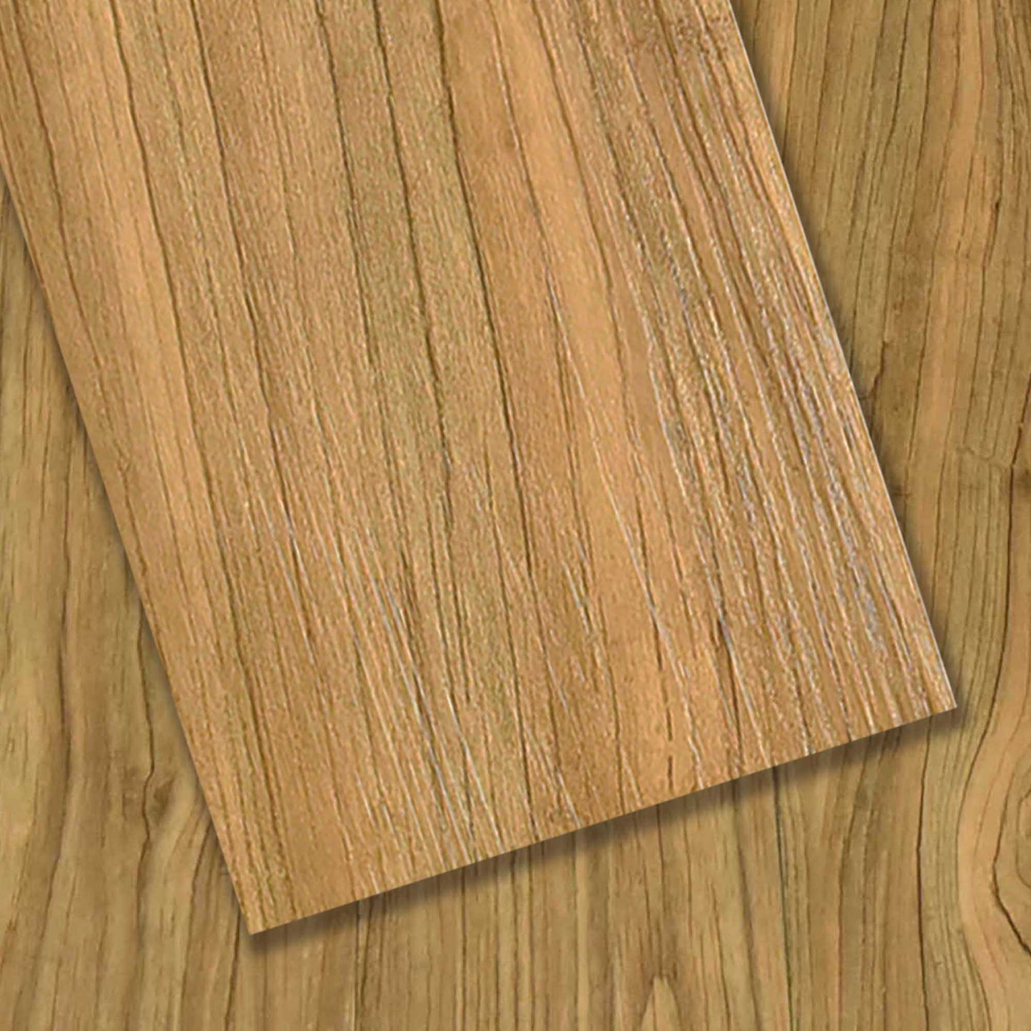 Luxury Vinyl Plank Flooring - DIY Floor Tiles Peel and Stick Waterproof - Self Adhesive Floor Planks - 36 in X 6 in, Buff
