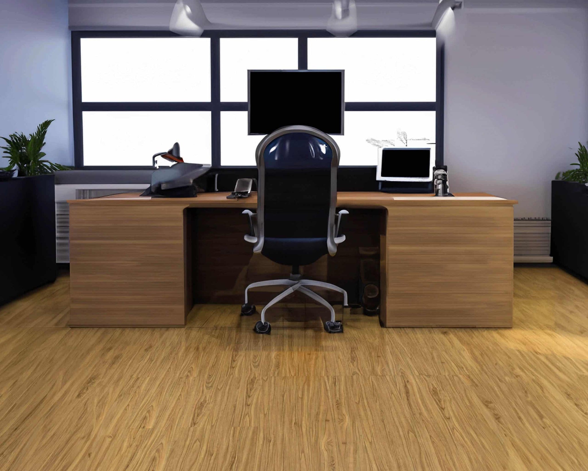 Luxury Vinyl Plank Flooring - DIY Floor Tiles Peel and Stick Waterproof - Self Adhesive Floor Planks - 36 in X 6 in, Buff