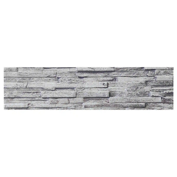 Outlet Grey Brick Look Wall Paneling, Styrofoam Facing, Single Panel, Covers 2.7 sq ft