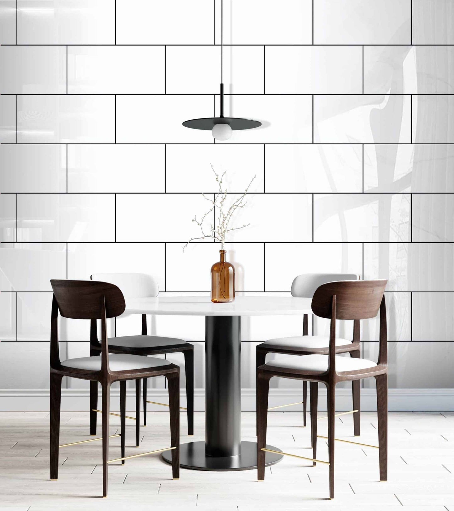 Peel and Stick Wall Panels in White