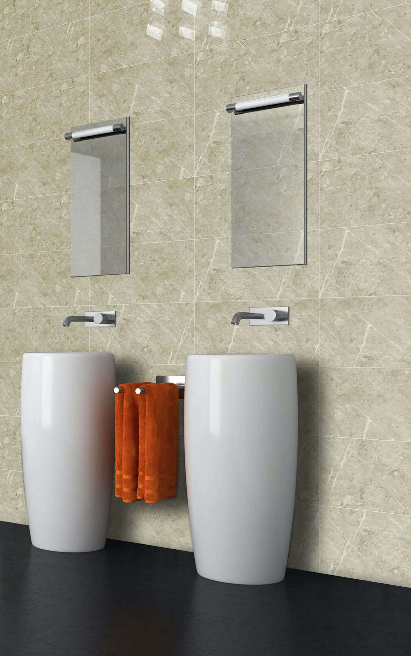 Peel and Stick Wall Panels in Dark Beige