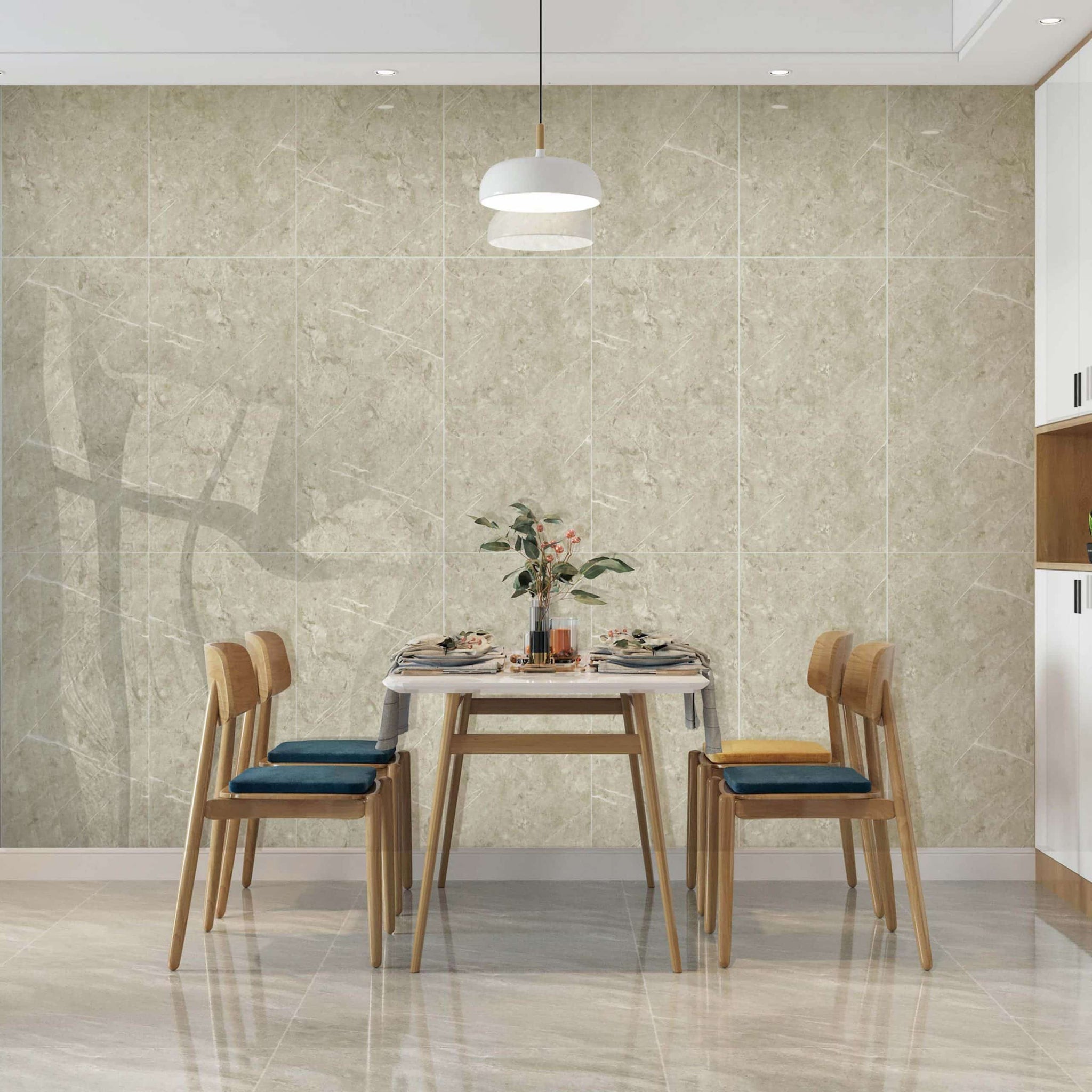 Peel and Stick Wall Panels in Dark Beige