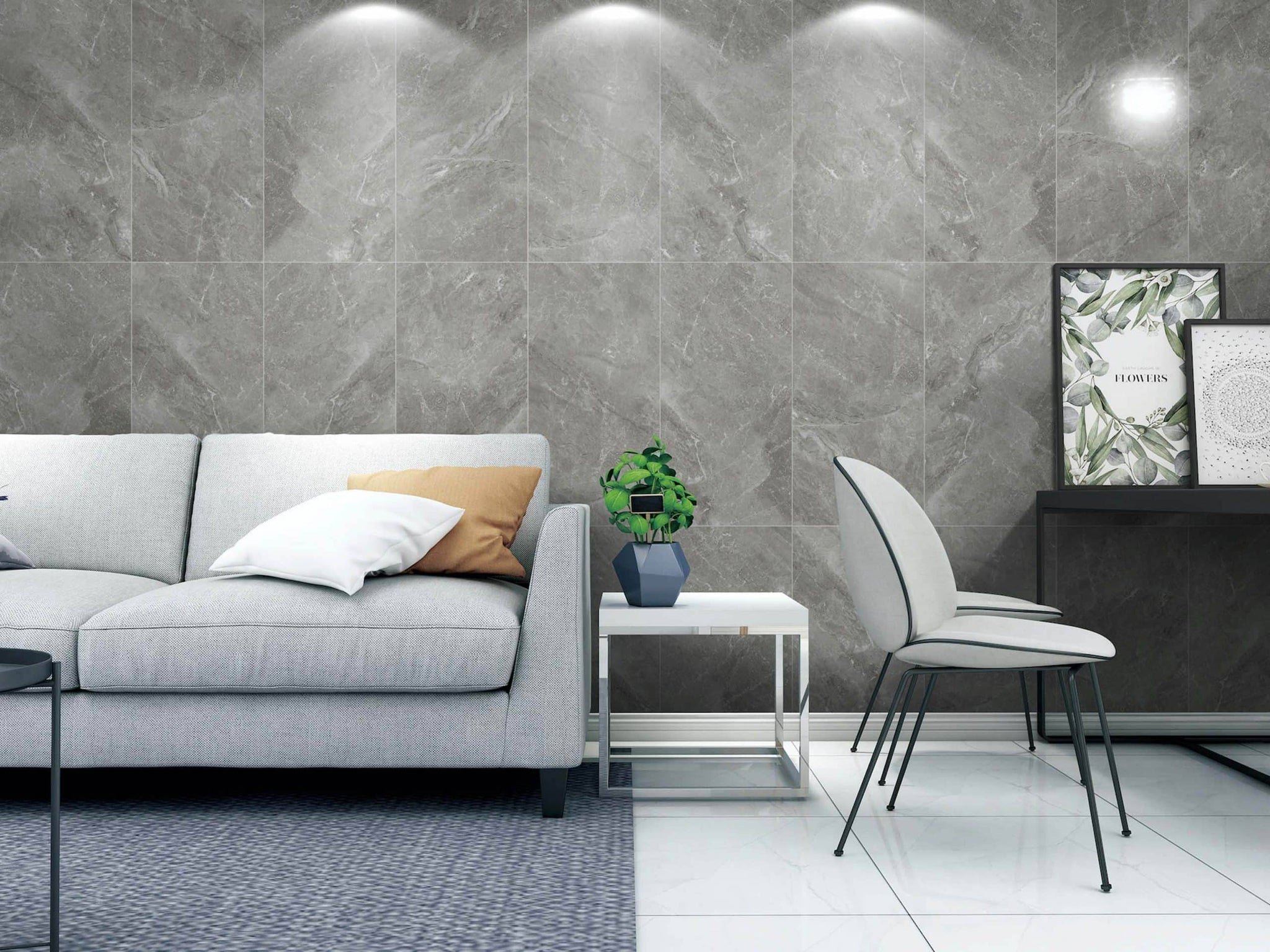 Peel and Stick Wall Panels in Dark Grey