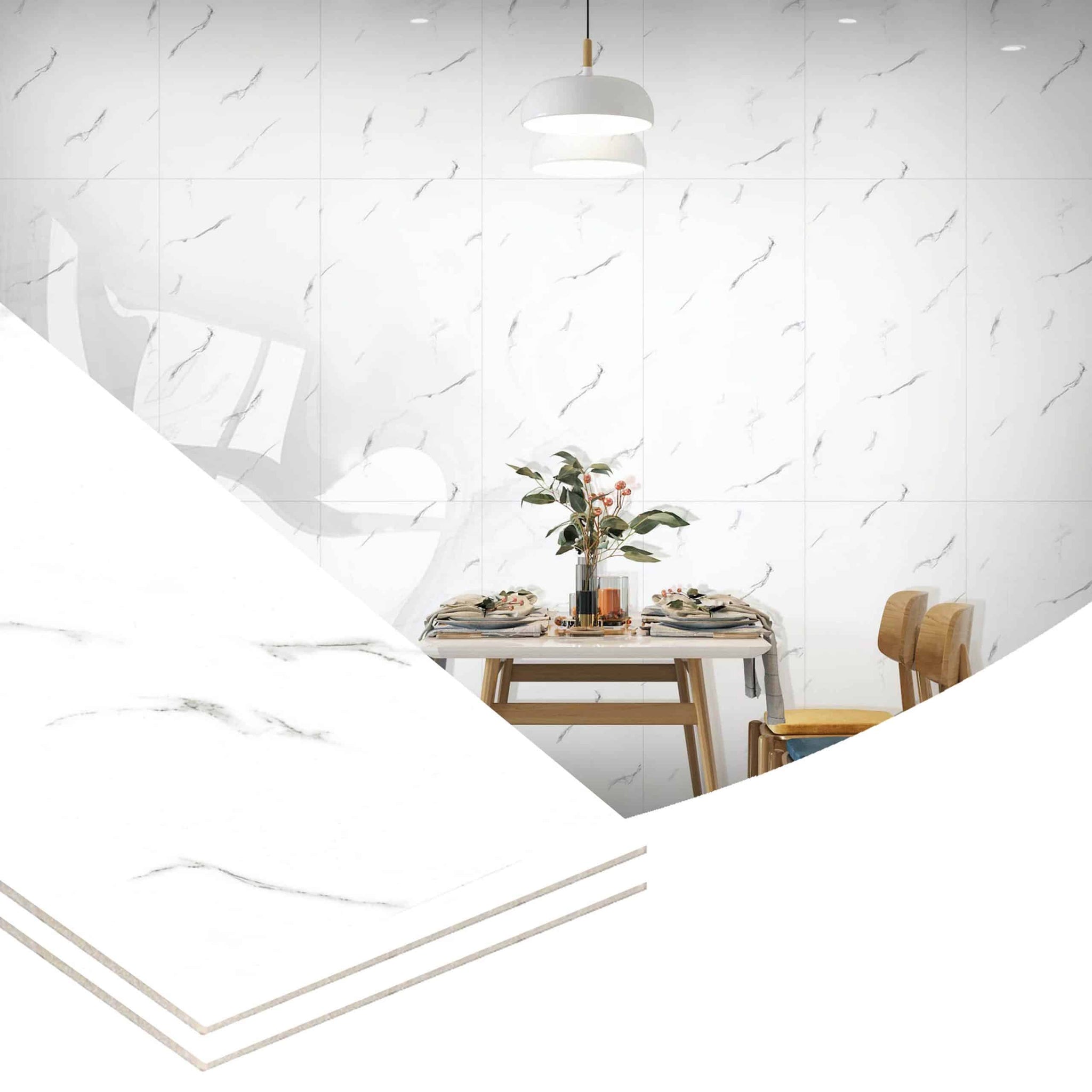 Peel and Stick Wall Panels in White