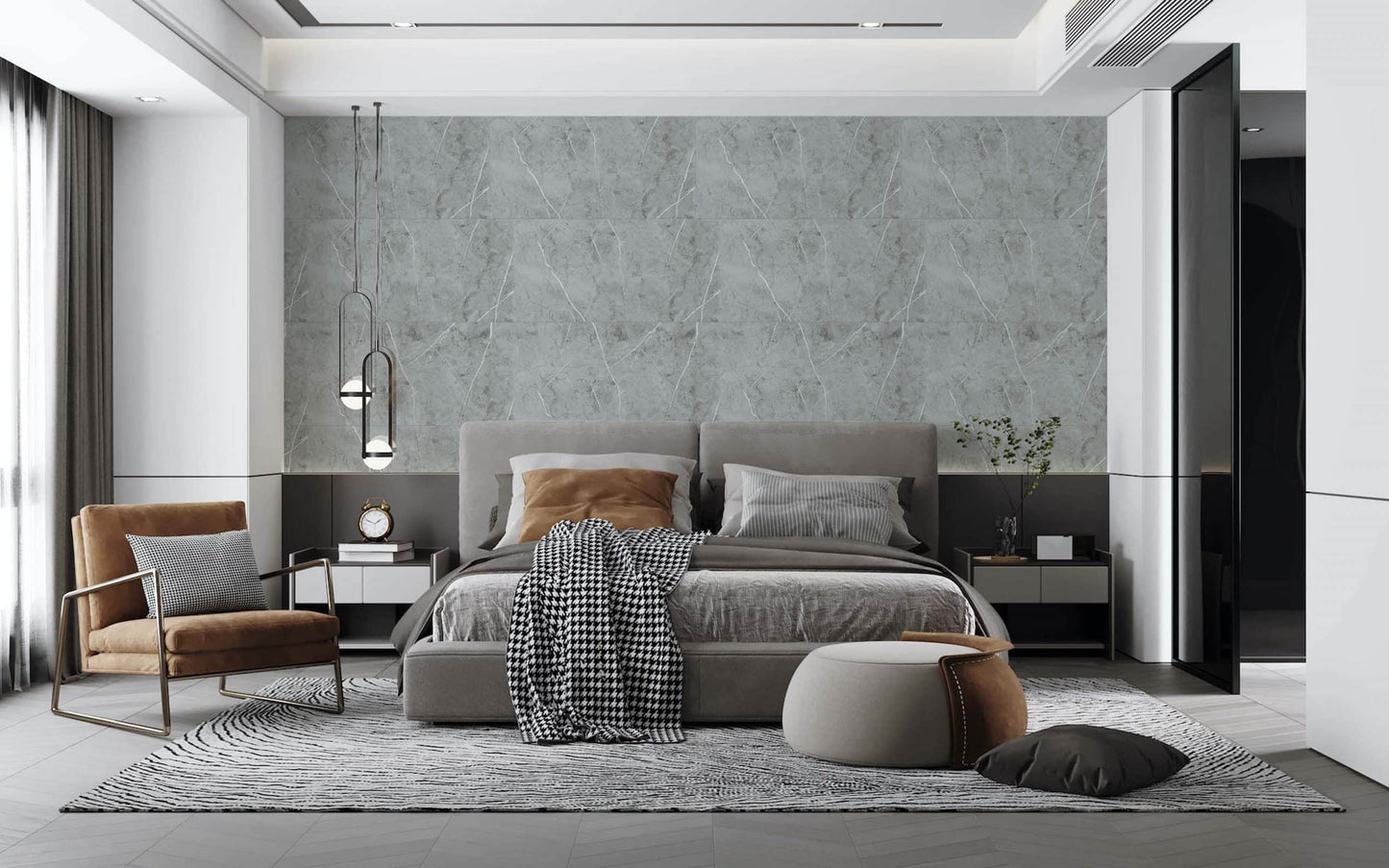 Peel and Stick Wall Panels in Grey