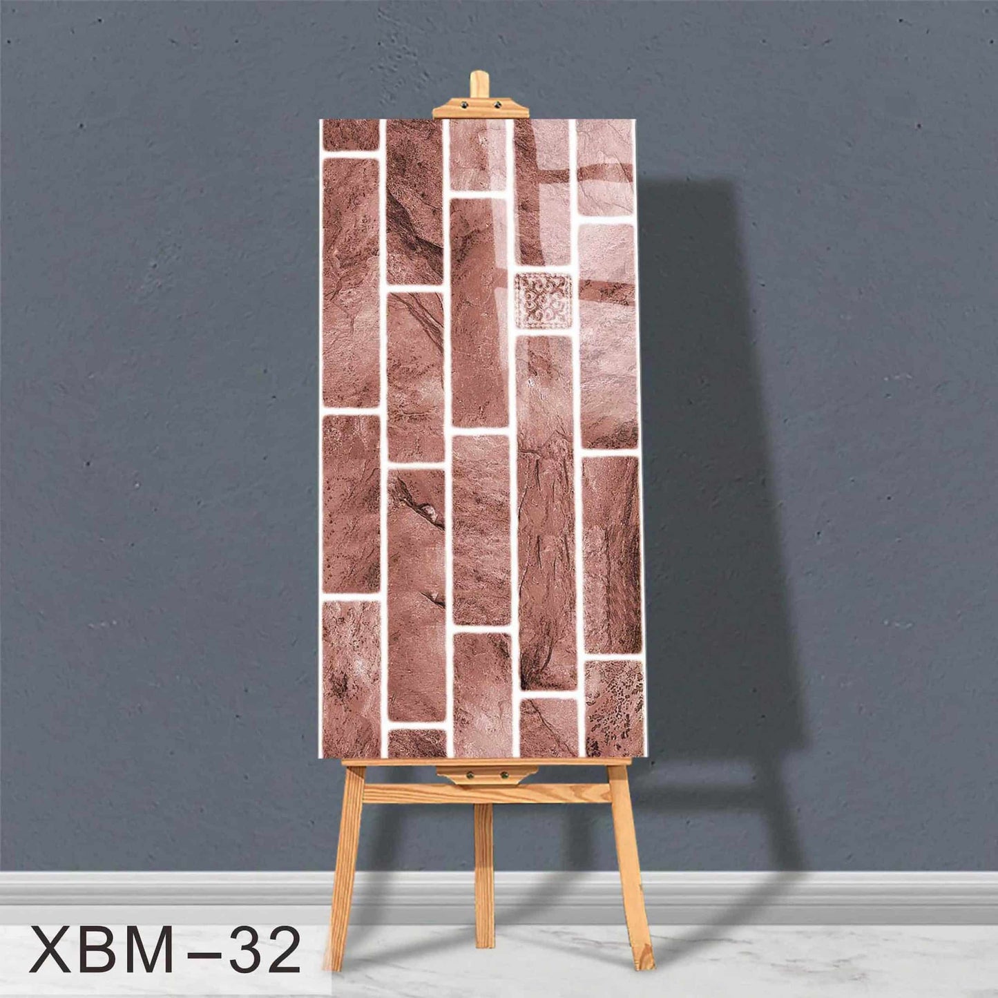 Peel and Stick Wall Panels in Pinkish Brown