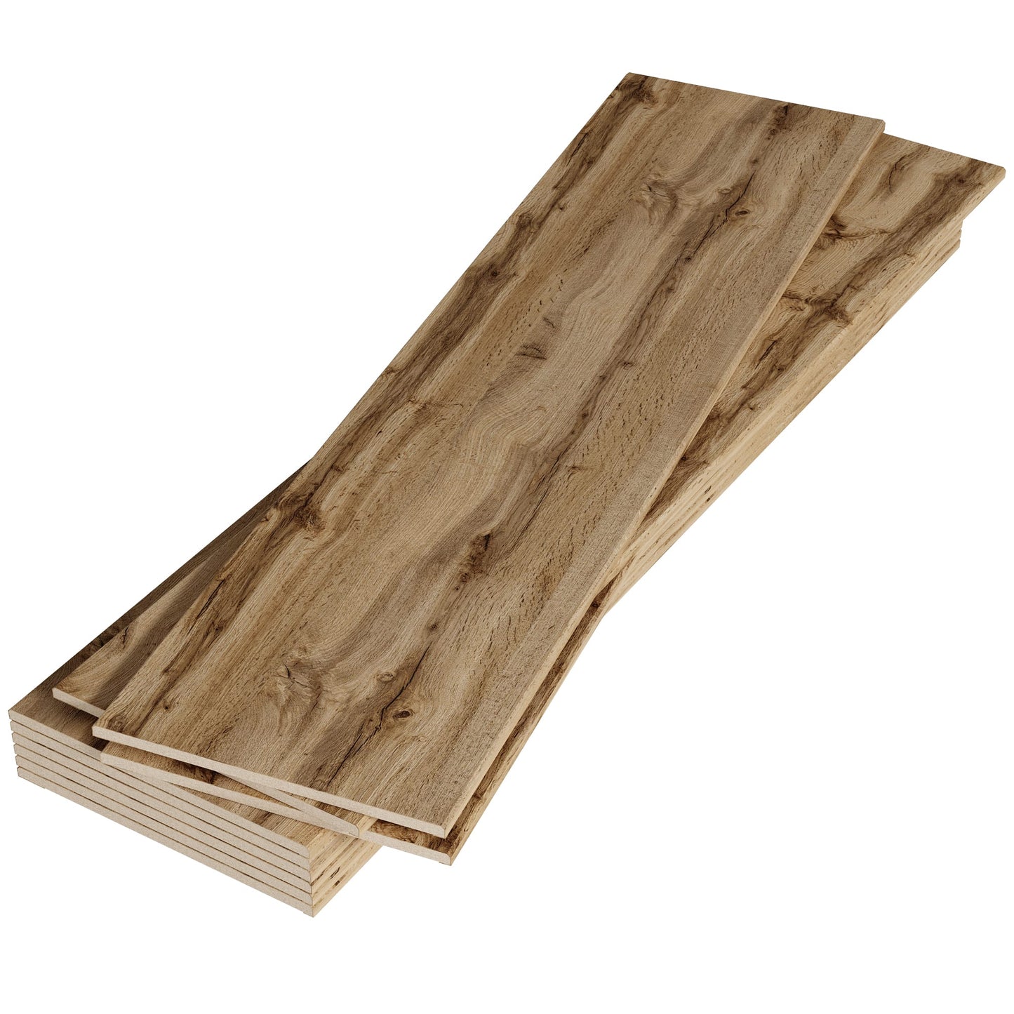 Pecan Wood MDF Wall Panels in various pack configurations