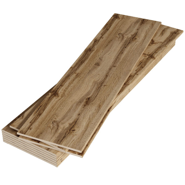 Pecan Wood MDF Wall Panels in various pack configurations