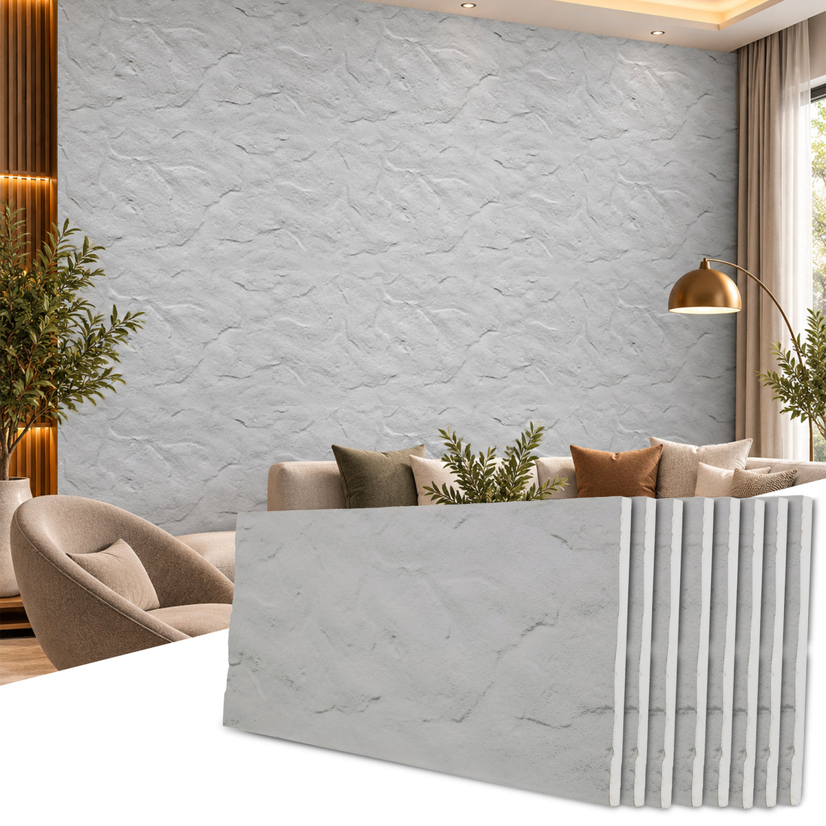 Styrofoam 3D Wall Panel