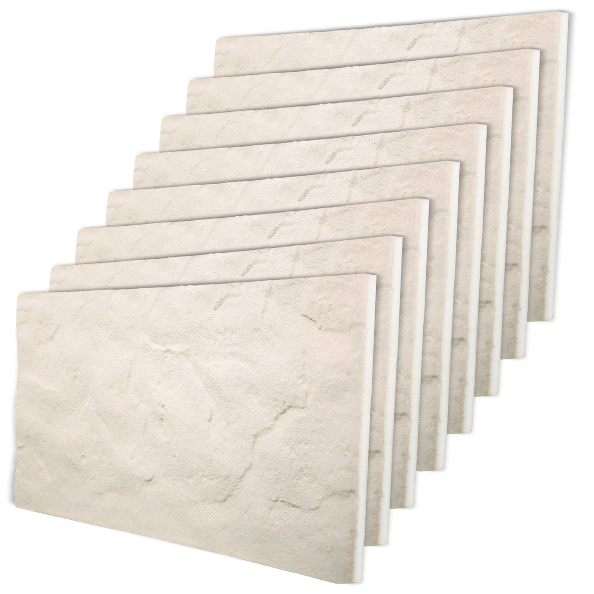 3D PU Stone Wall Panels, Cream, Styrofoam