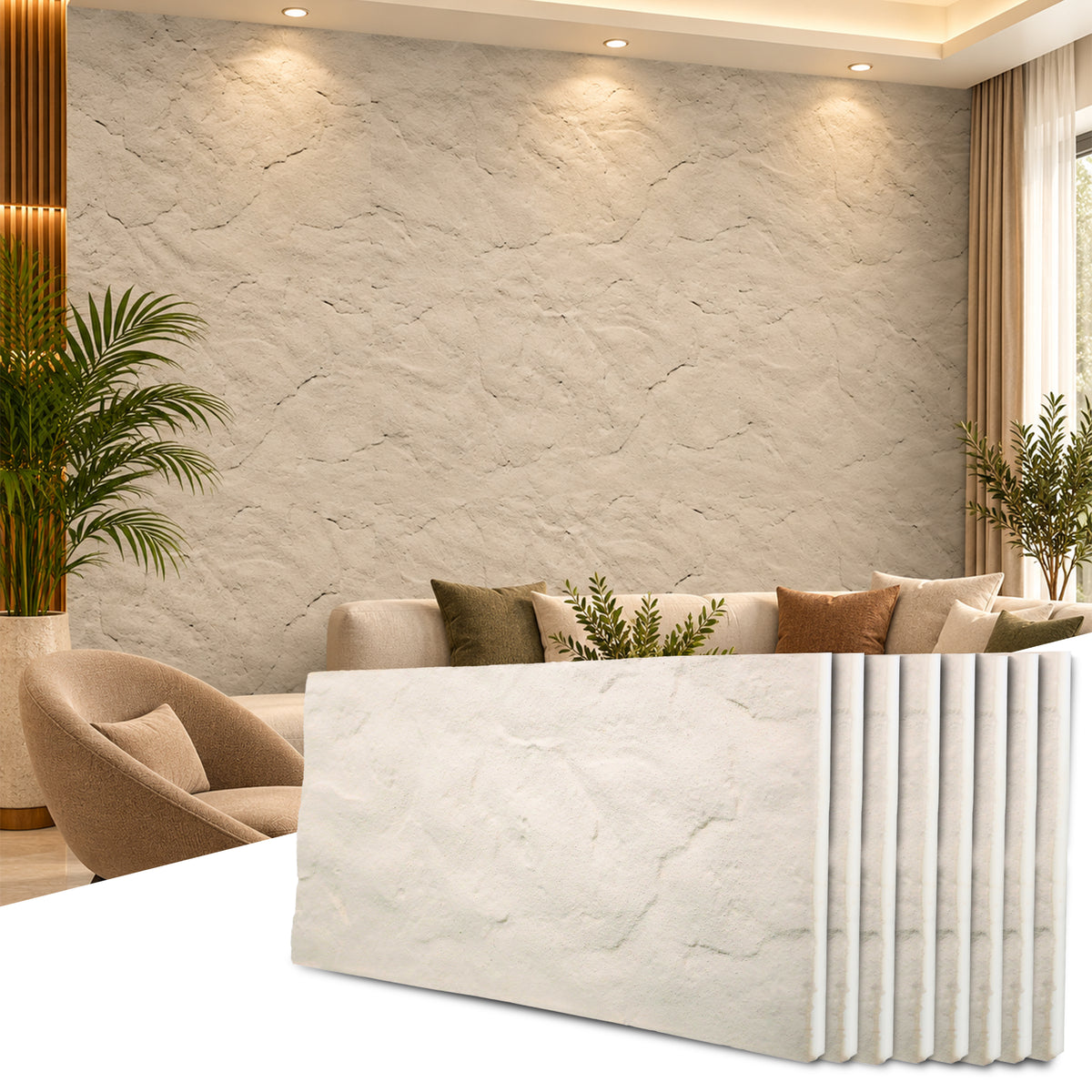 Styrofoam 3D Wall Panel
