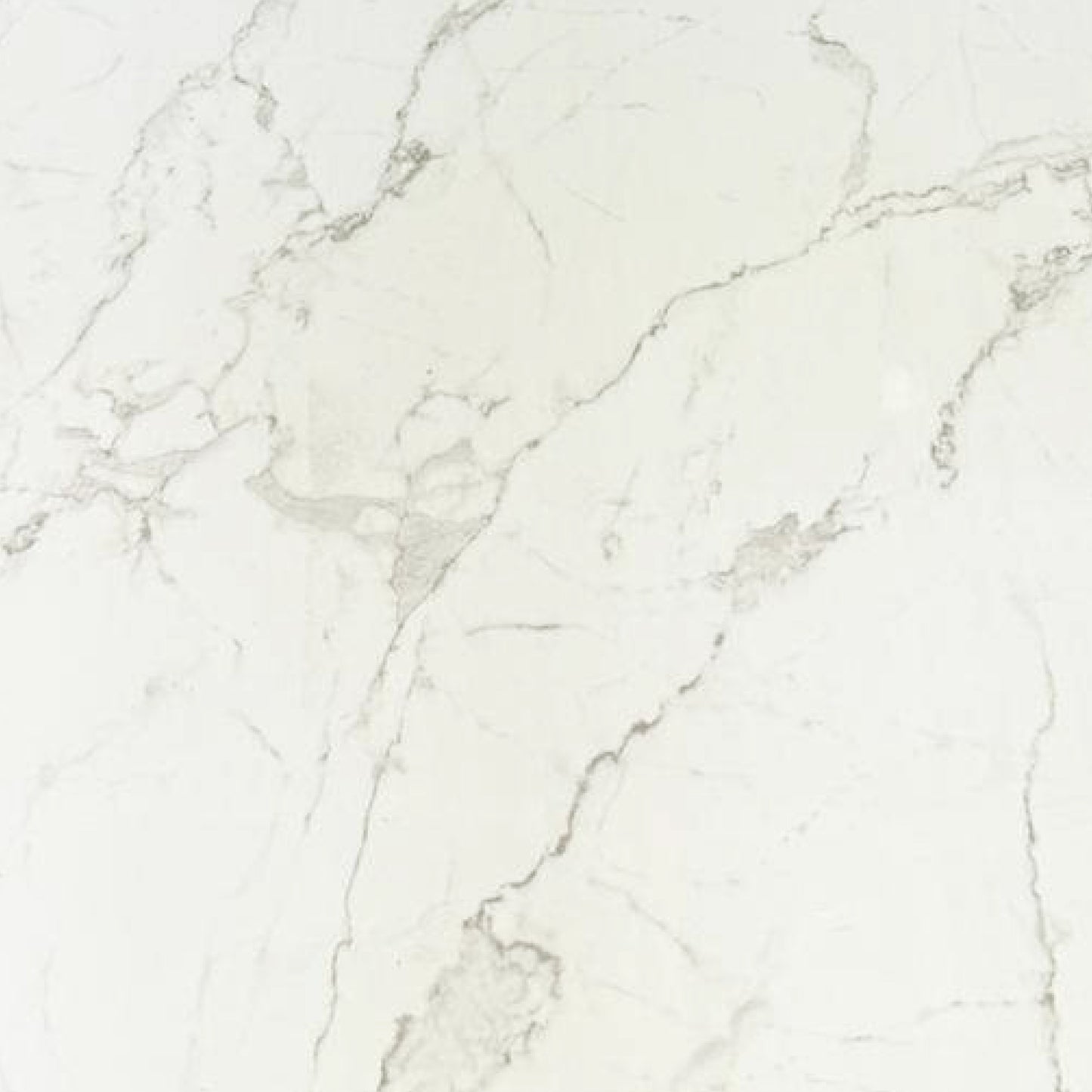 UV Marble Full Size Wall Panels 4ft x 9ft, High Gloss Panels - Backsplash, Bathroom, Accent Walls - White, Grey Veins