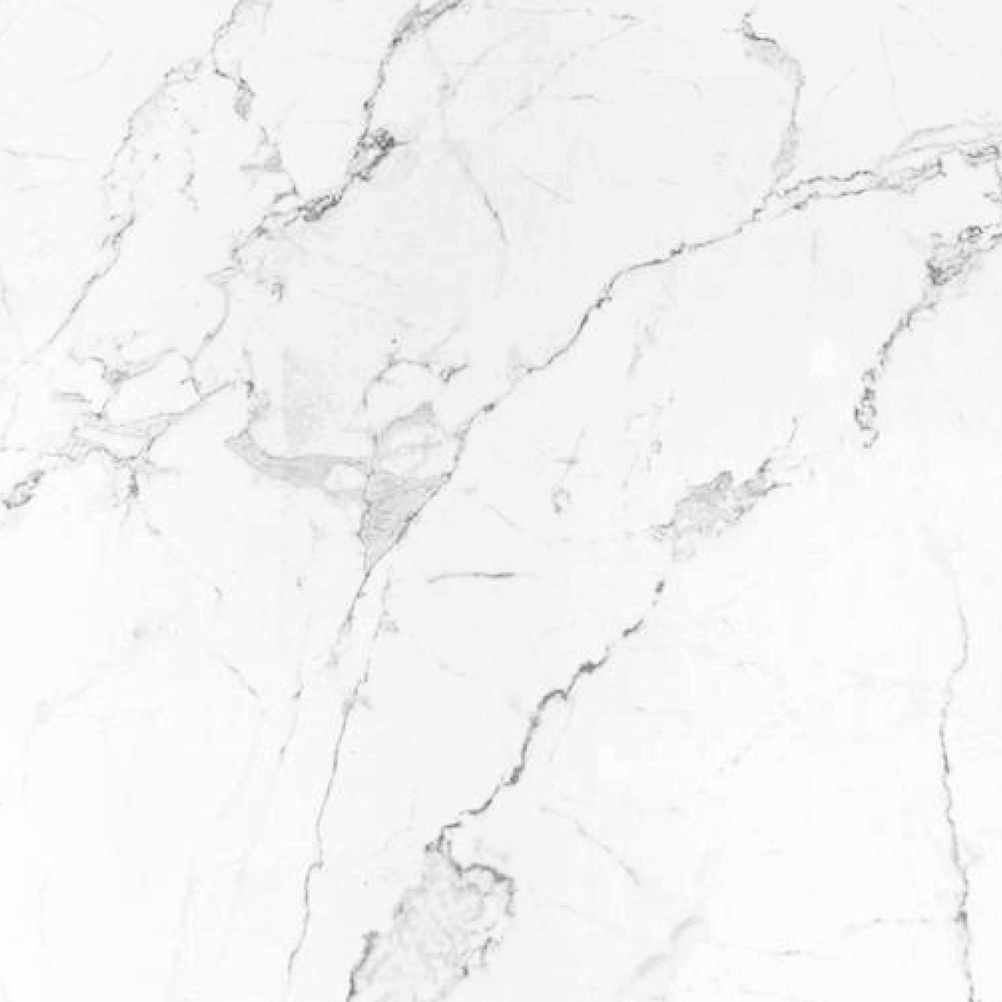 UV Marble Full Size Wall Panels 4ft x 9ft, High Gloss Panels - Backsplash, Bathroom, Accent Walls - White, Grey Veins