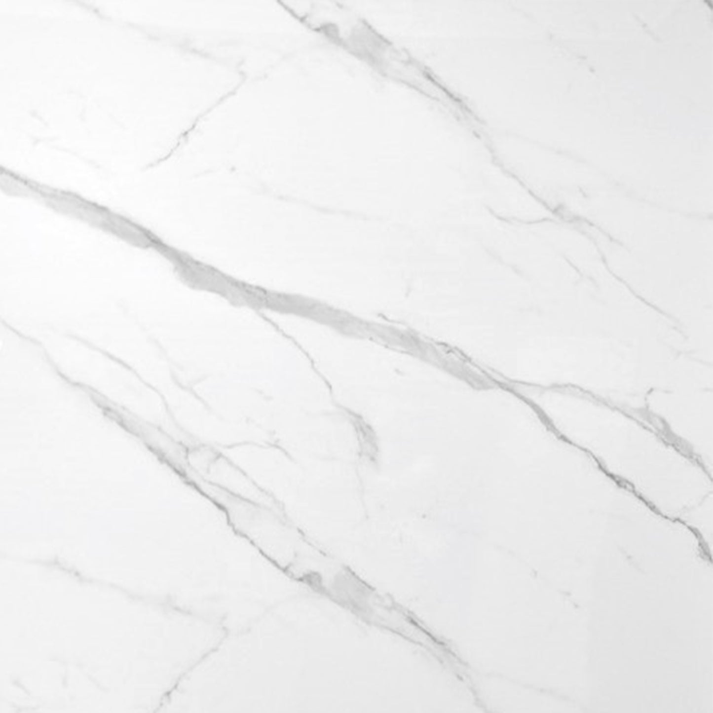 UV Marble Full Size Wall Panels 4ft x 9ft, High Gloss Panels - Backsplash, Bathroom, Accent Walls - Off-White, Grey Veins