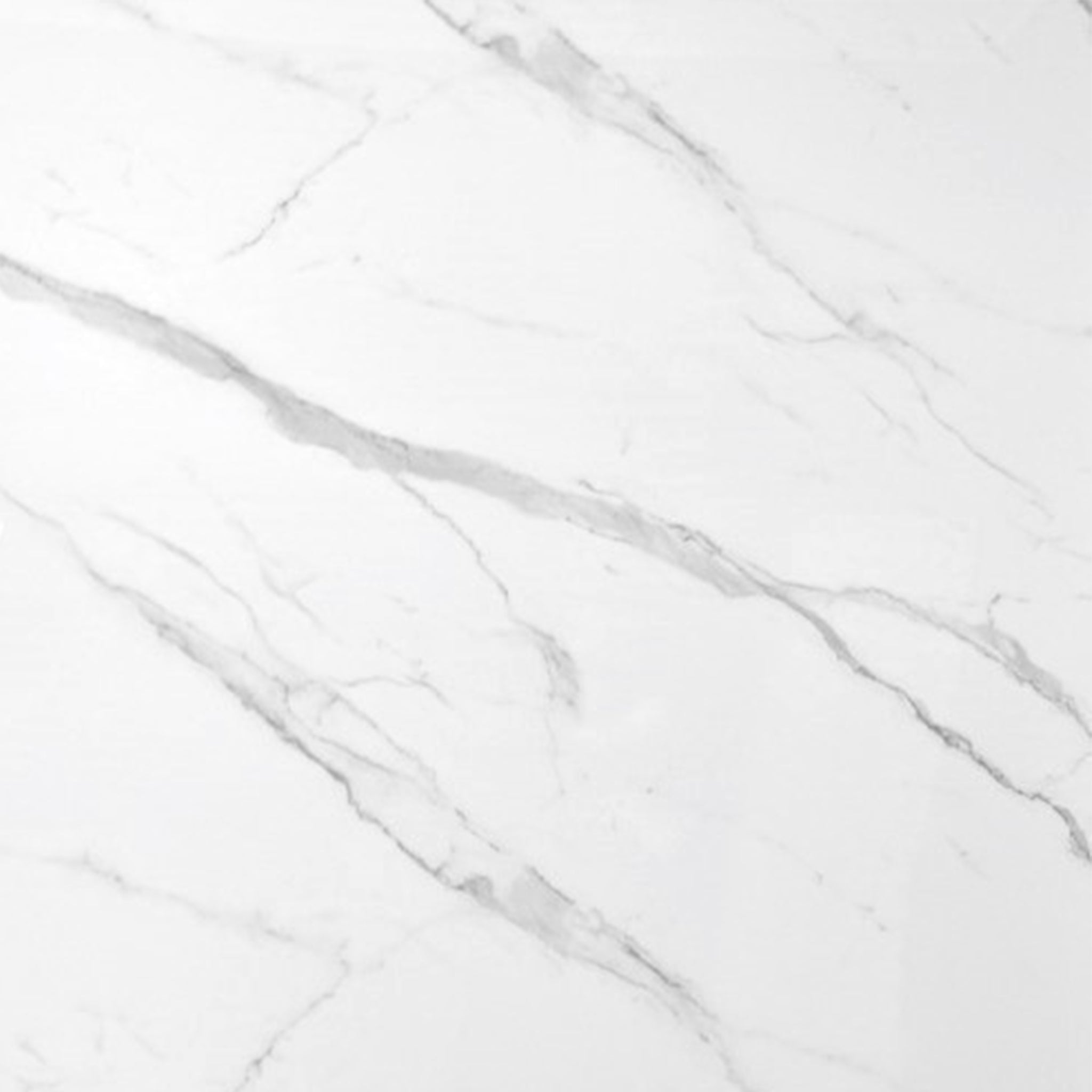 UV Marble Full Size Wall Panels 4ft x 9ft, High Gloss Panels - Backsplash, Bathroom, Accent Walls - Off-White, Grey Veins