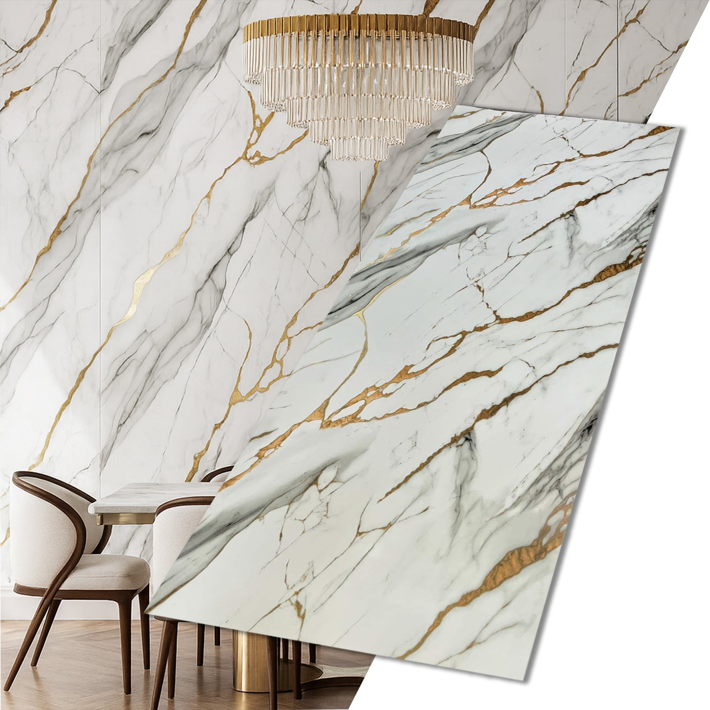 UV Marble Full Size Wall Panels 4x9