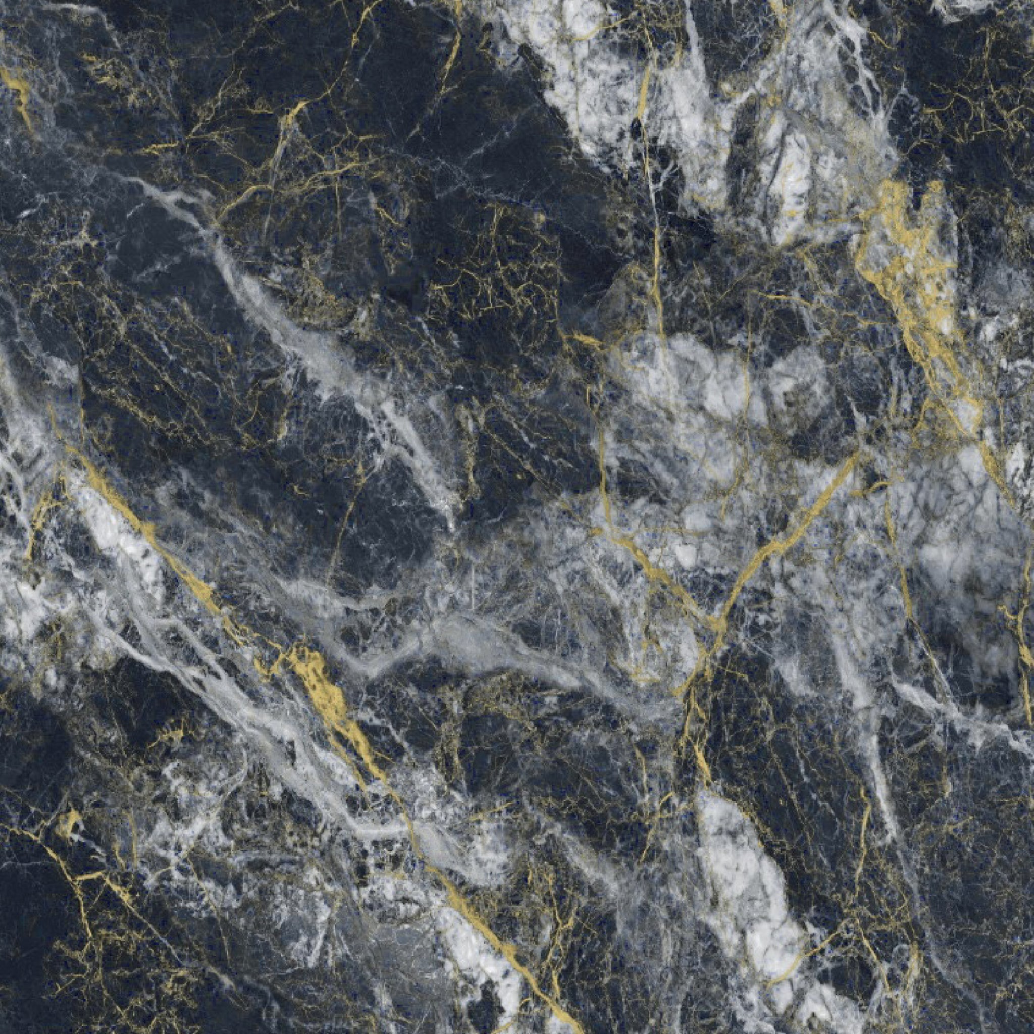 UV Marble Full Size Wall Panels 4ft x 9ft, High Gloss Panels - Backsplash, Bathroom, Accent Walls - Black, White, Gold Veins