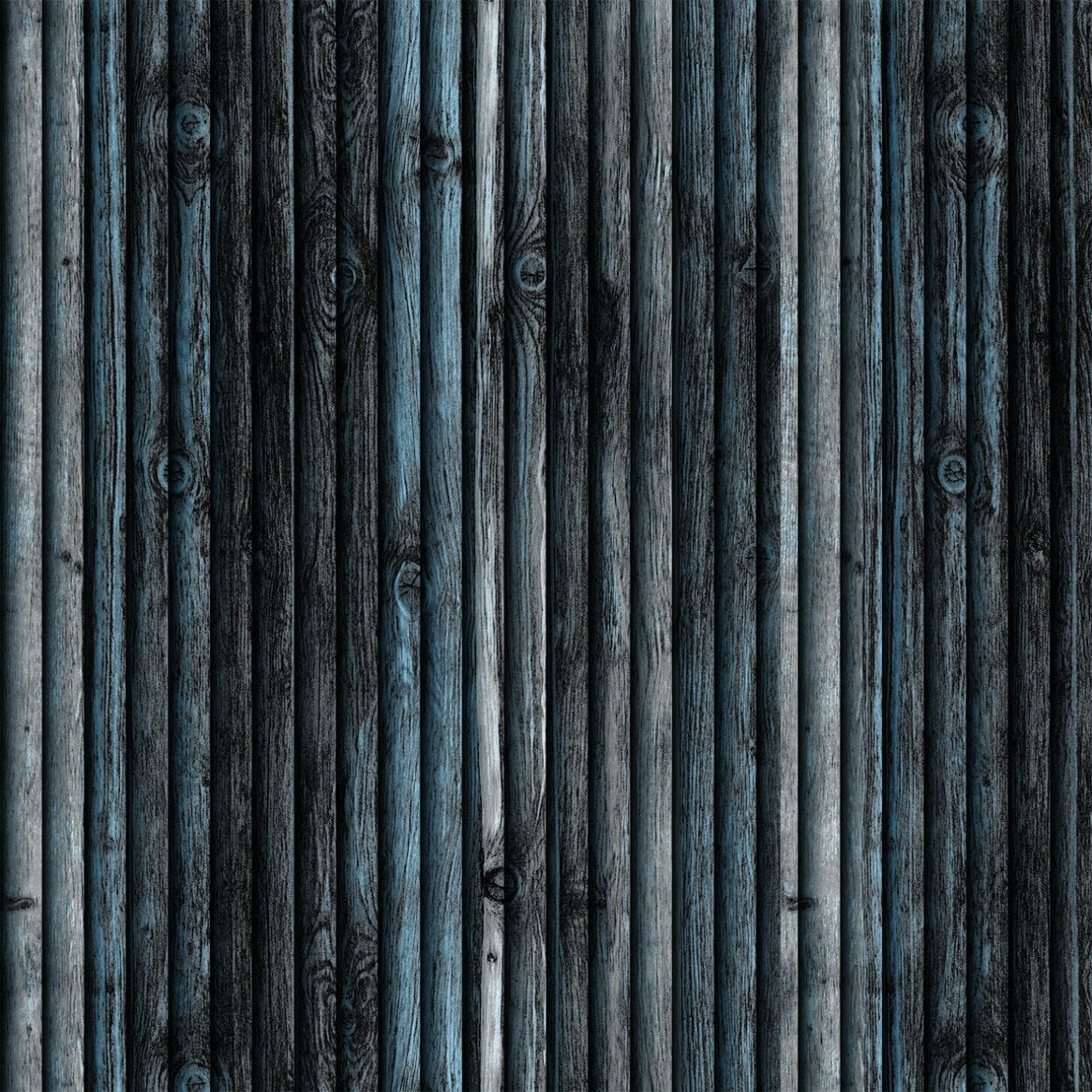 Charcoal, Blue, Beige Faux Wood 3D Wall Panel, Peel and Stick Wall Sticker, Self Adhesive Foam Wallpaper Wall Paneling Decor, 2.3ft X 2.3ft, 5.29 sq ft each - Single