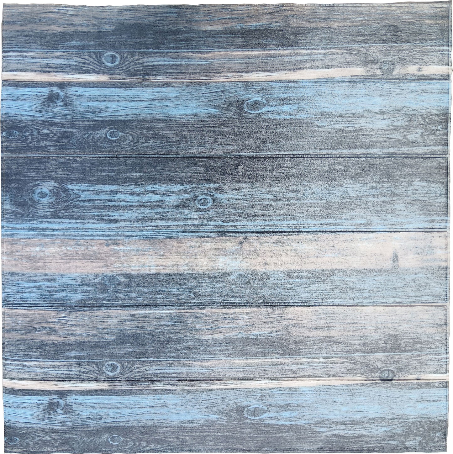 Charcoal Blue Beige Faux Wood 3D Wall Panel, Peel and Stick Wall Sticker, Self Adhesive Foam Wallpaper Wall Paneling Decor, 2.3ft X 2.3ft, 5.29 sq ft each - Single