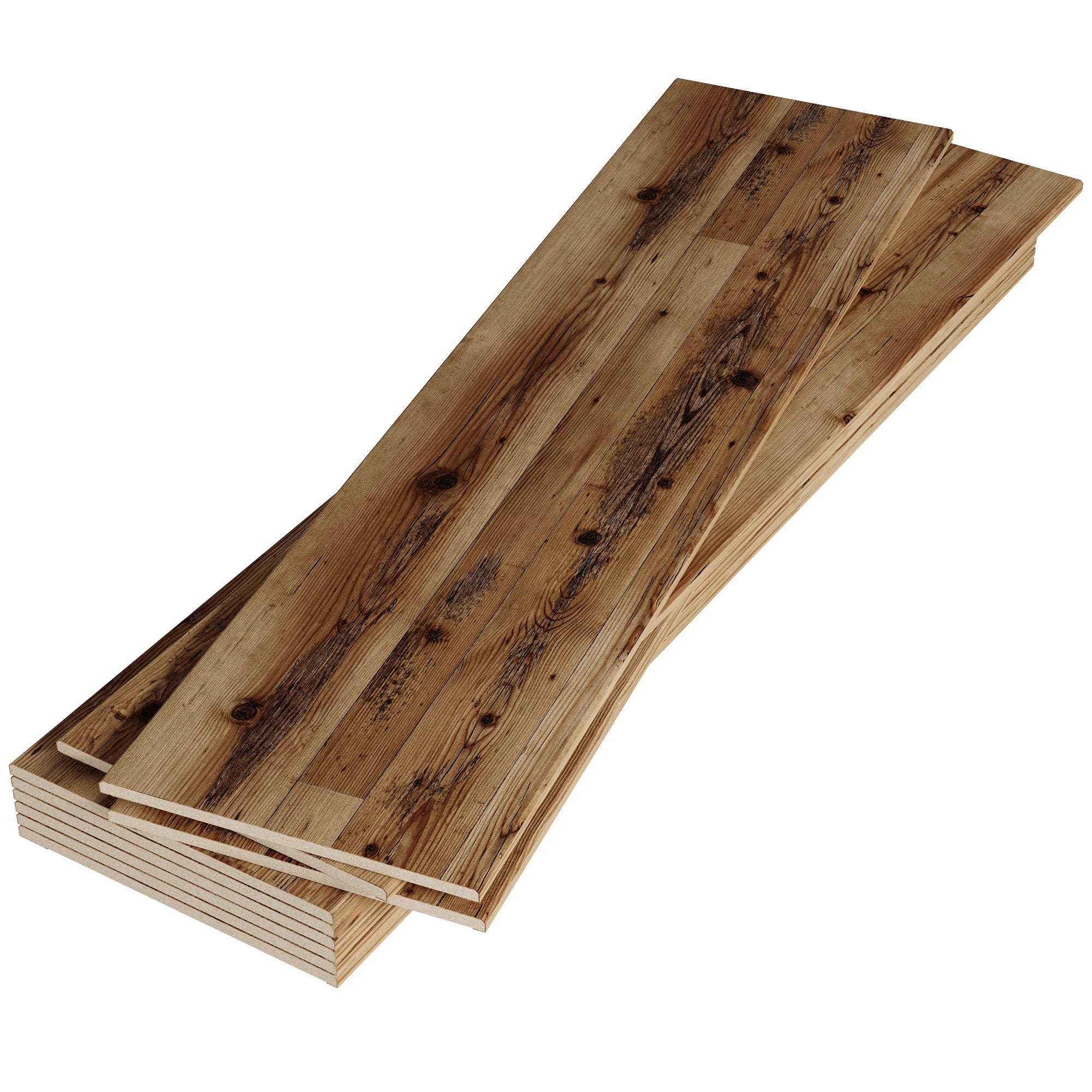 Brown Wood MDF Wall Panels in various pack configurations