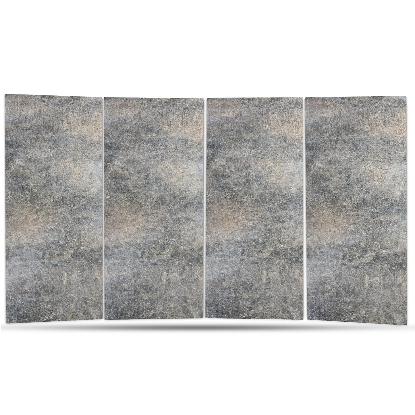 Faux Stone Wall Panels - 2 ft X 4 ft - Waterproof, Matte Textured, DIY Friendly Indoor Wall Cladding  - Black, Grey, Tan