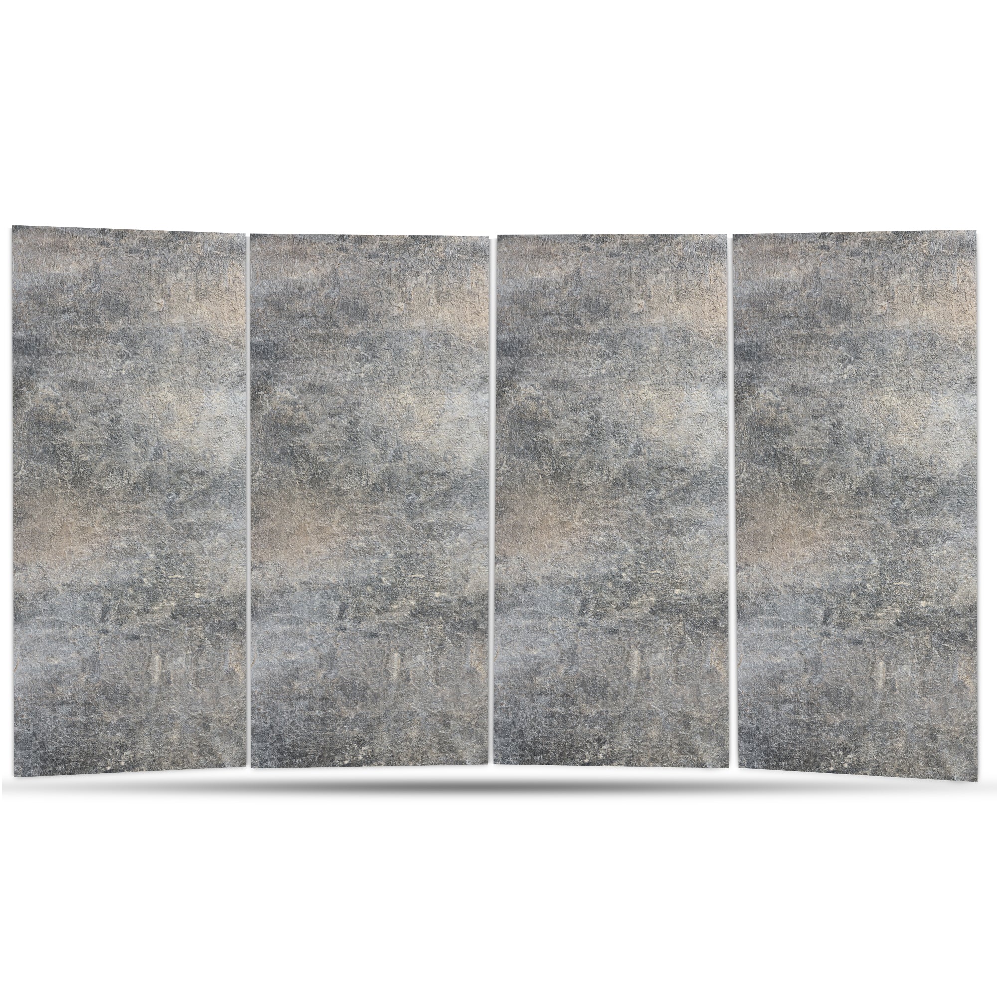 Faux Stone Wall Panels - 2 ft X 4 ft - Waterproof, Matte Textured, DIY Friendly Indoor Wall Cladding  - Black, Grey, Tan